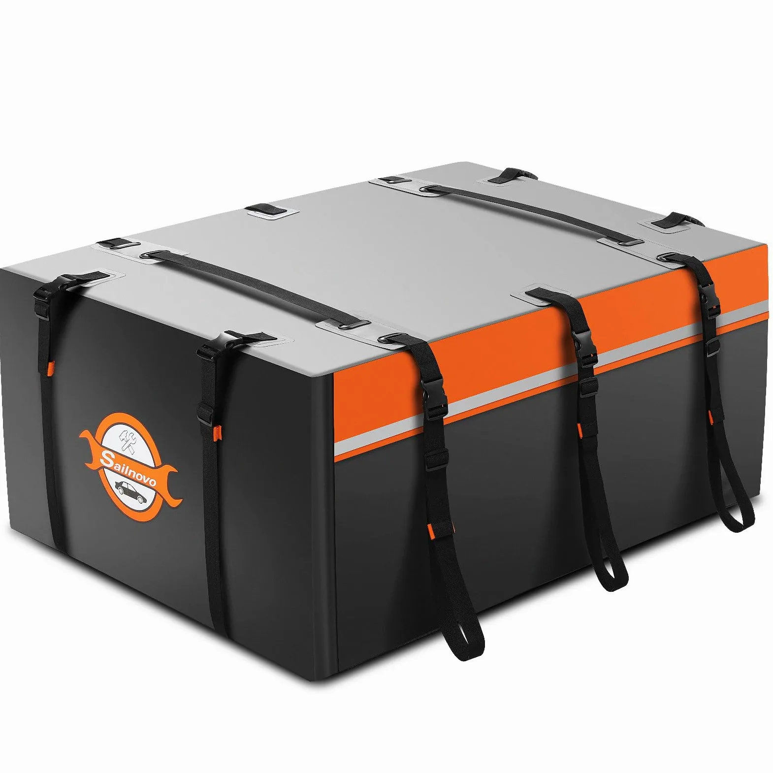Sailnovo Techo, Coche, Impermeable, Amplio, con 6 Correas estables, Almohadillas Antideslizantes