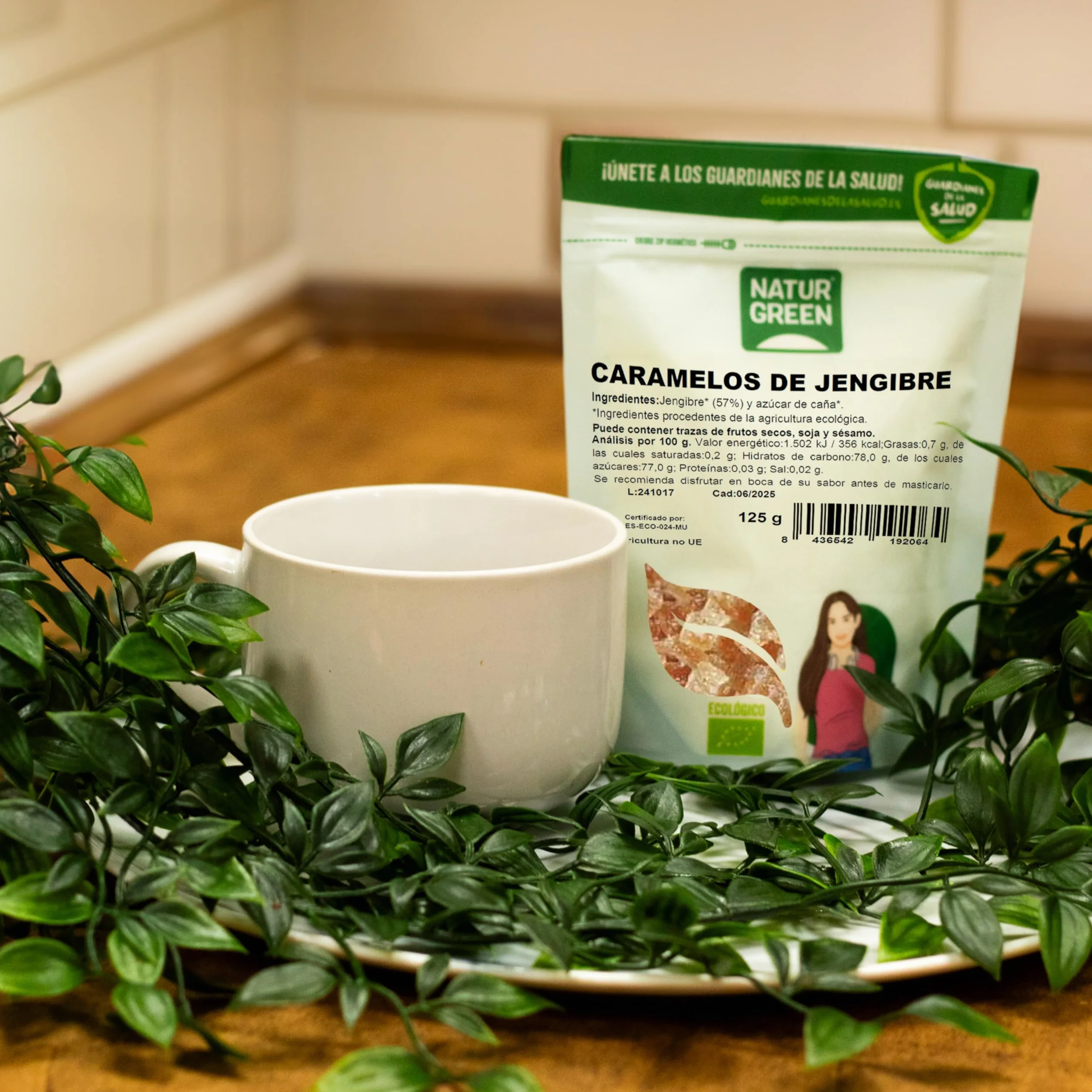NaturGreen Caramelos de Jengibre 125 g