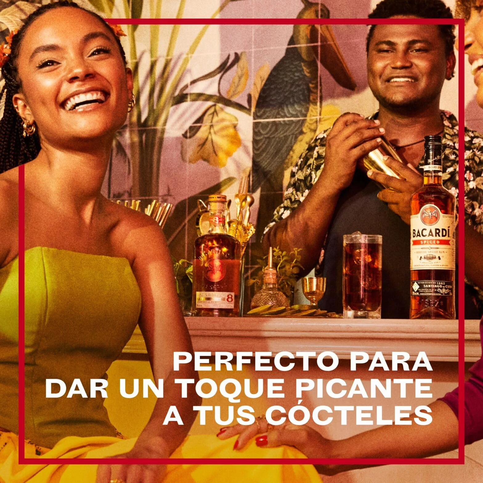 Ron BACARDÍ Spiced 35% 70 cl 700 ml licor envejecido en barrica con aromas naturales y especias