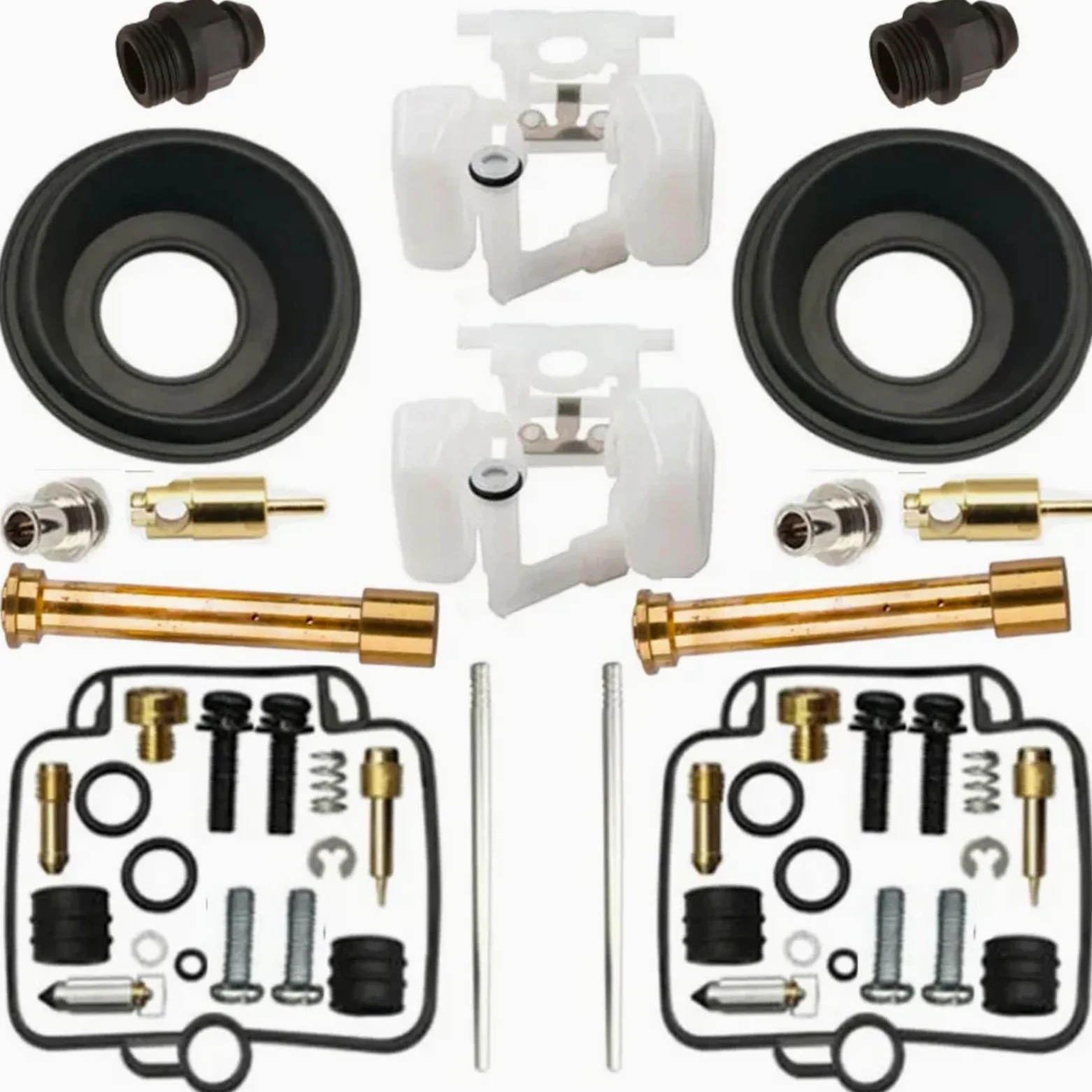 Kit Carburador Repuesto Kit De Reparación De Carburador De Motocicleta, Diafragma De Vacío Compatible Con Aprilia Para Pegaso 650 Para Cubo Émbolo De Montaje De Flotador(D Style)