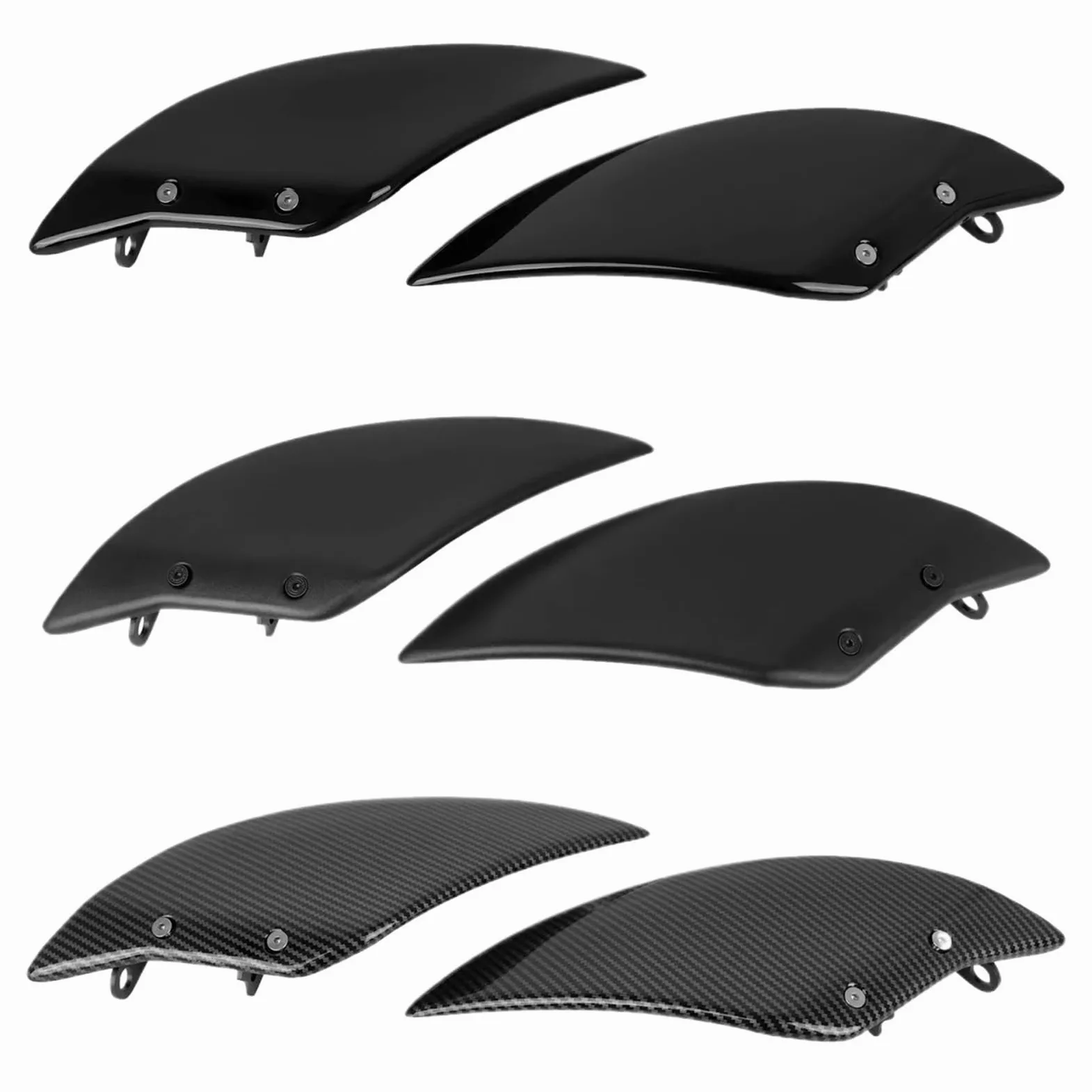 Compatible con Conducto De Refrigeración De Pinza Yamaha TMAX560 XP560E. | Ajuste directo con pernos, protege la pinza, aumenta el flujo de aire y refina la apariencia(Twill pattern lower)