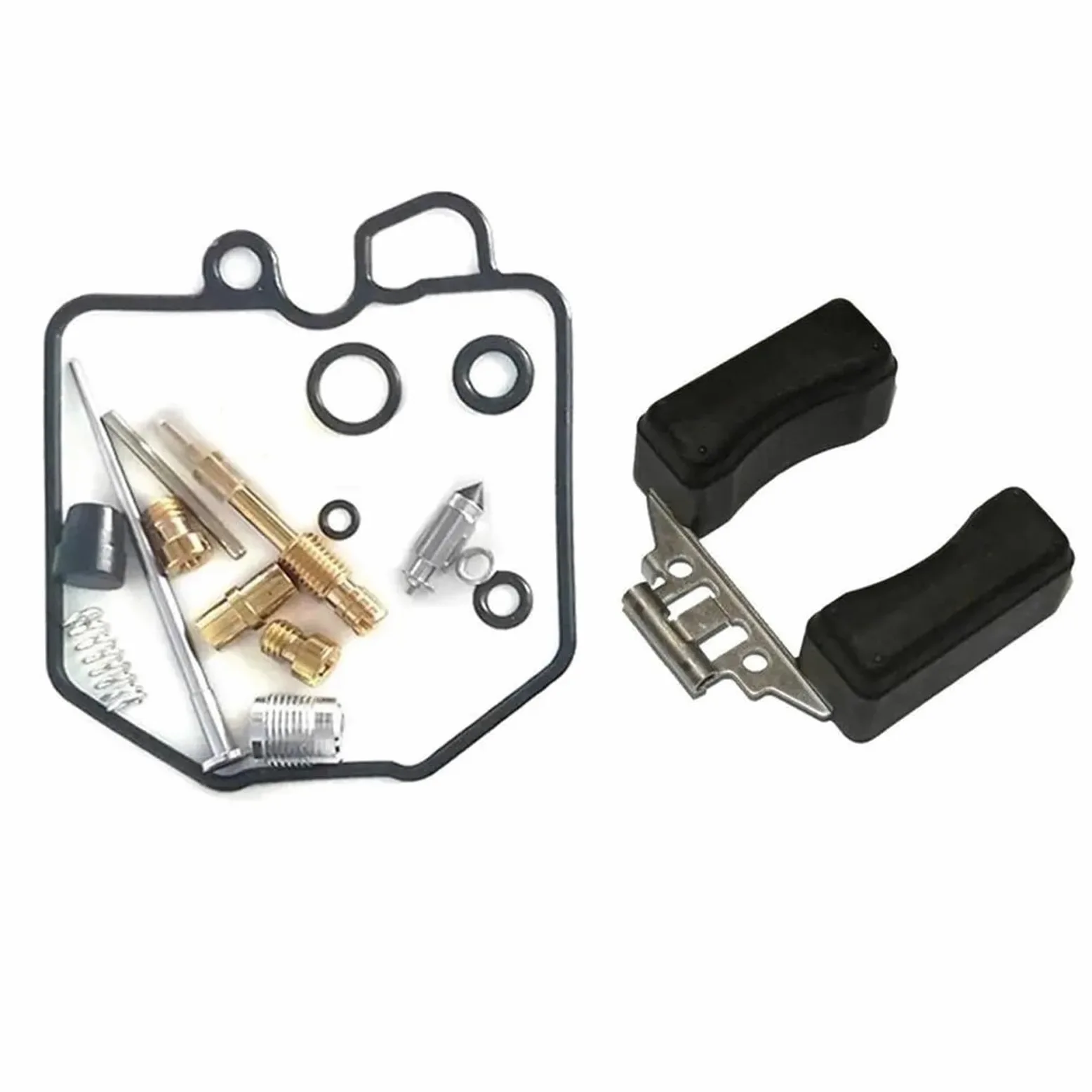 Juego De Reconstrucción Carburador Kit De Reparación Carburador Motocicleta para CX500, CX500C, Custom, CX500D GL500 Flotadores, Junta Juego Válvulas Aguja(Conjunto 3)