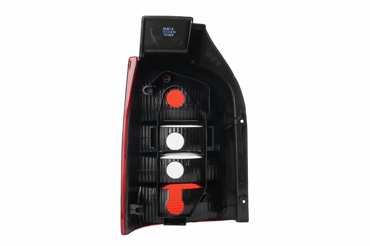 Johns, Pilotos Traseros Luz Trasera para Volkswagen T5 con portón trasero, 2 unidades, color rojo y negro