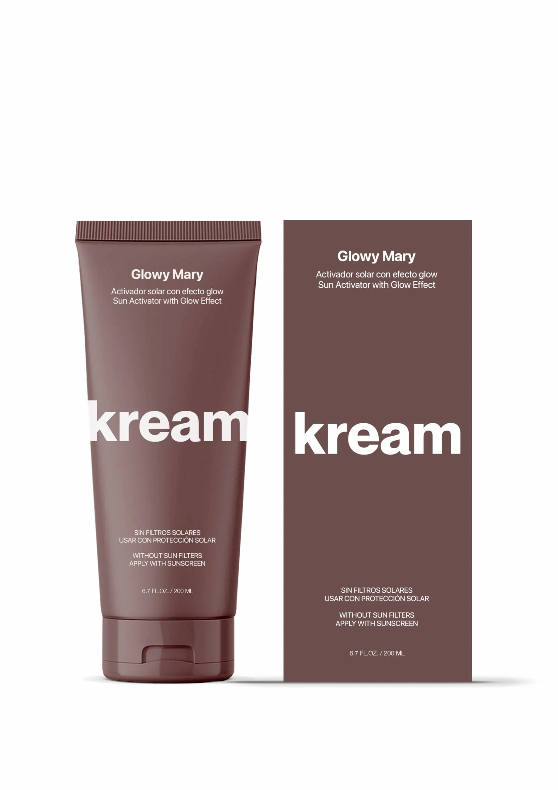 KREAM Glowy Mary Crema Aceleradora del Bronceado 200 ml