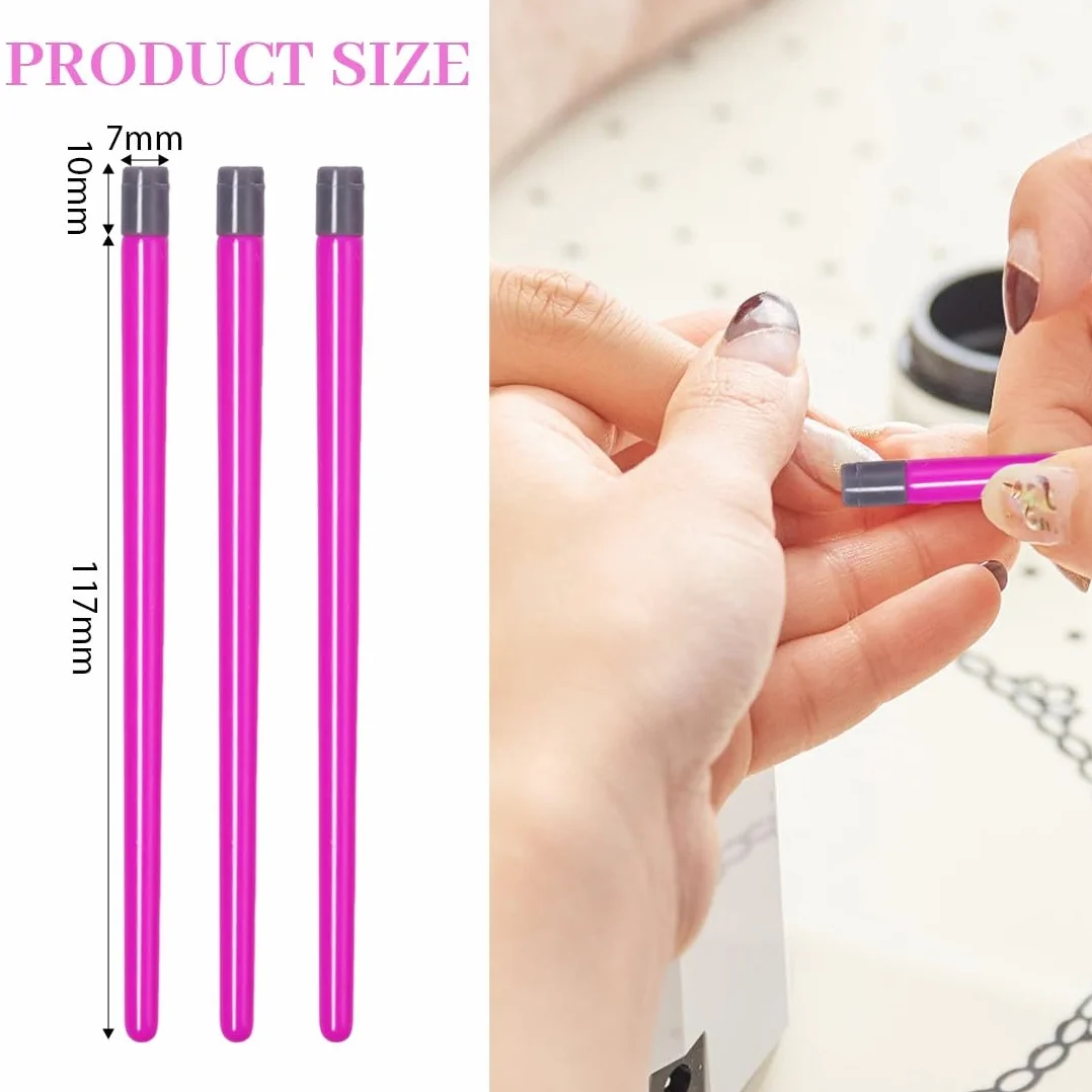 Estampador de Uñas de 15 Piezas, Juego Portátil de Bolígrafos de Silicona para Estampación