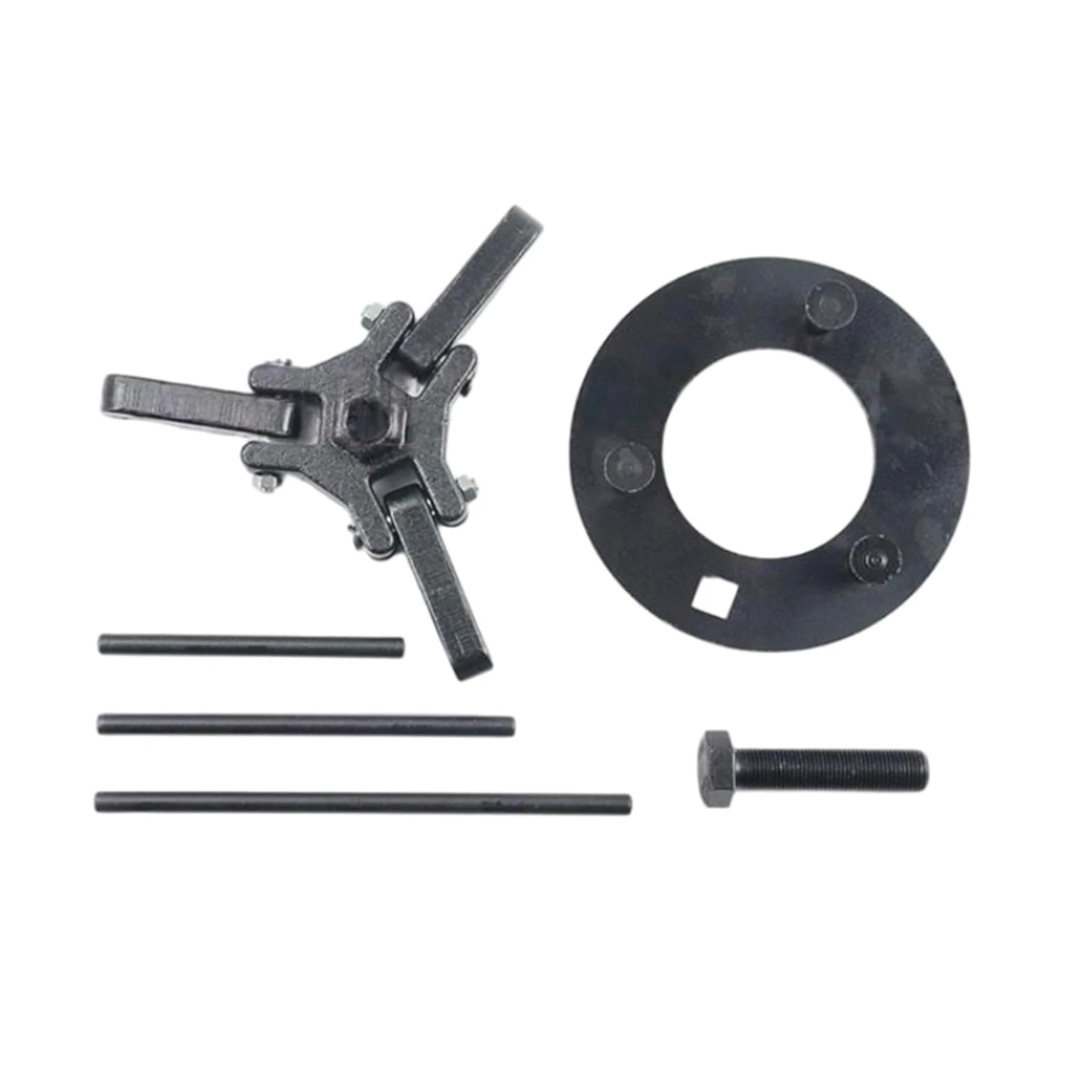 Cambio de correa distribución automóvil, extracción poleas amortiguador for motores, extractor fácil de llevar