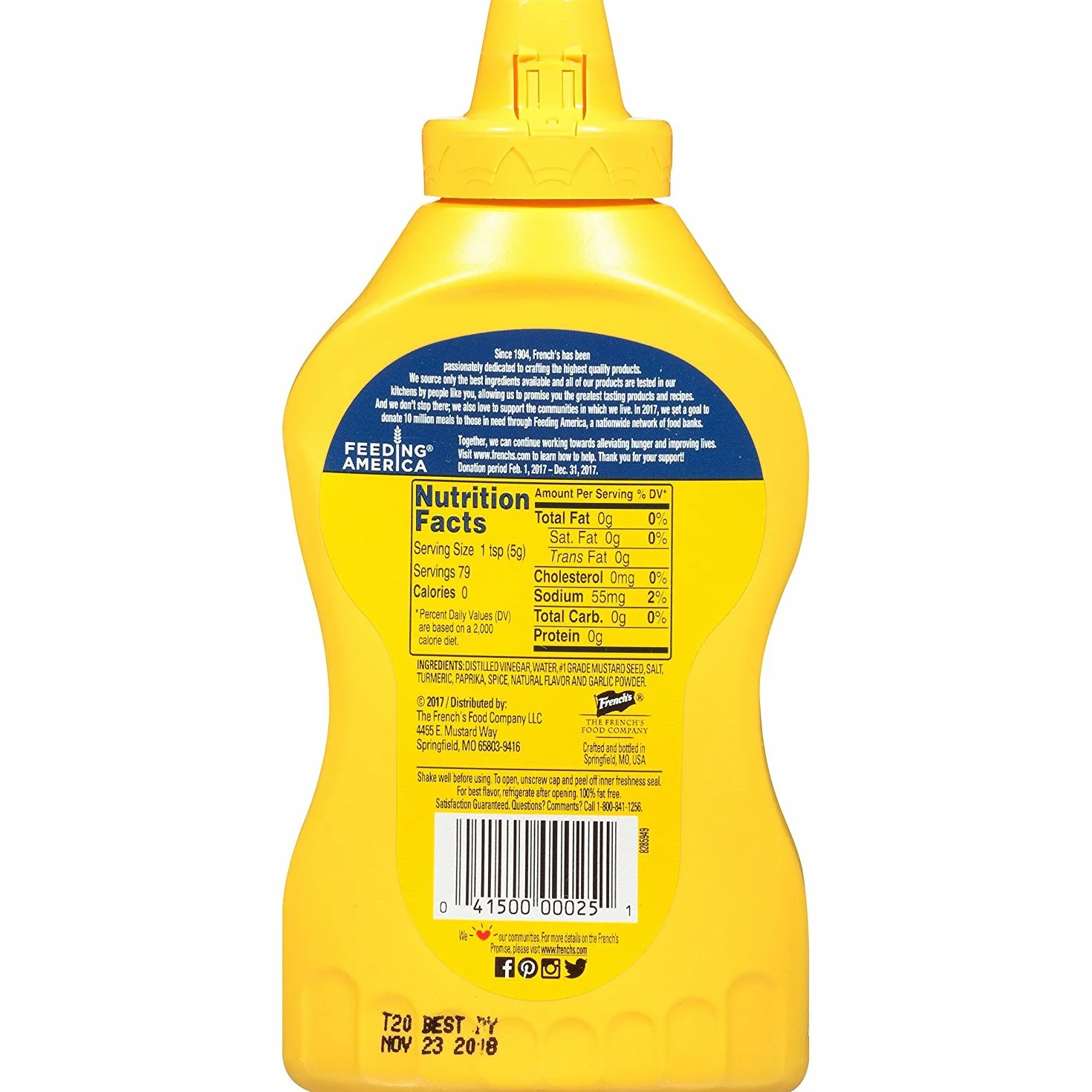 French's Amarillo Mostaza Clásica 226g