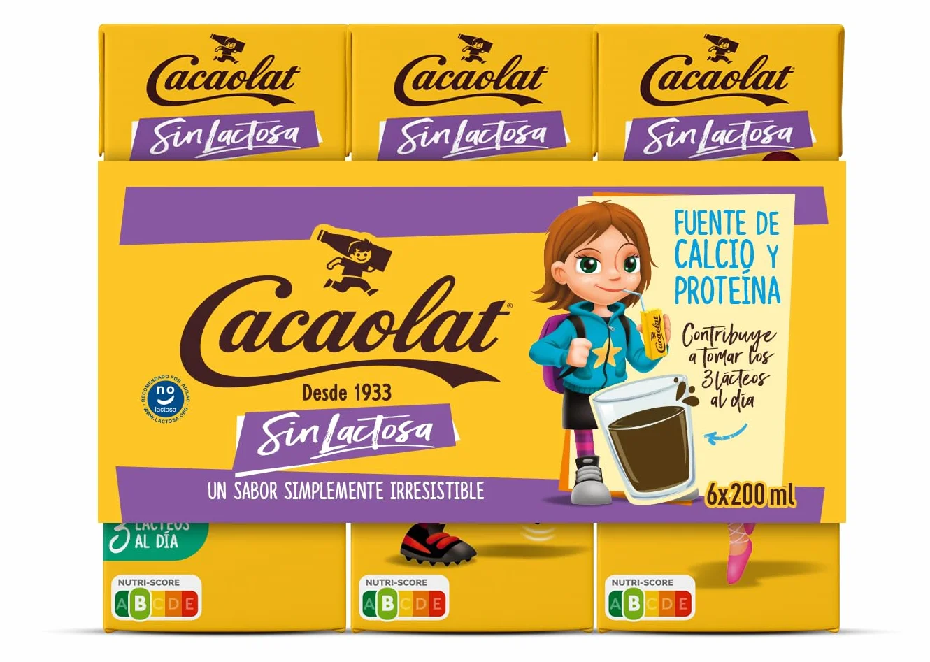 CACAOLAT batido de cacao Minibrick sin lactosa x6