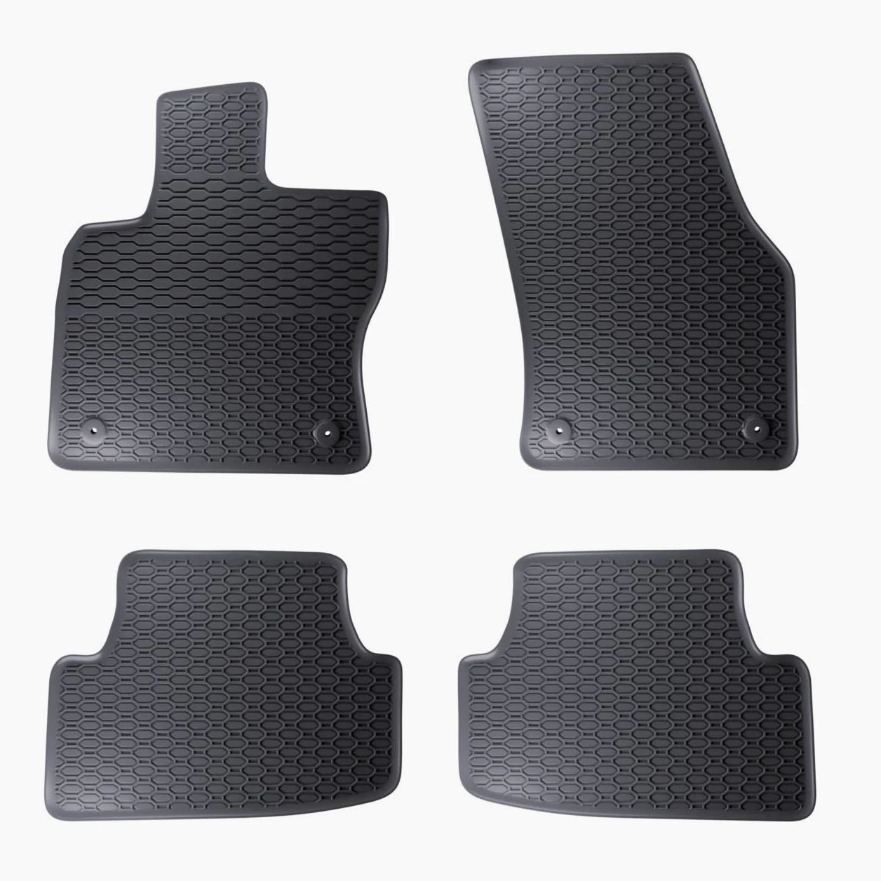 GEYER & HOSAJA Alfombrillas de Goma para Coche 893/4C Compatible con Cupra Ateca (2018-2024), Seat Ateca (2016-) y Skoda Karoq (2017-)