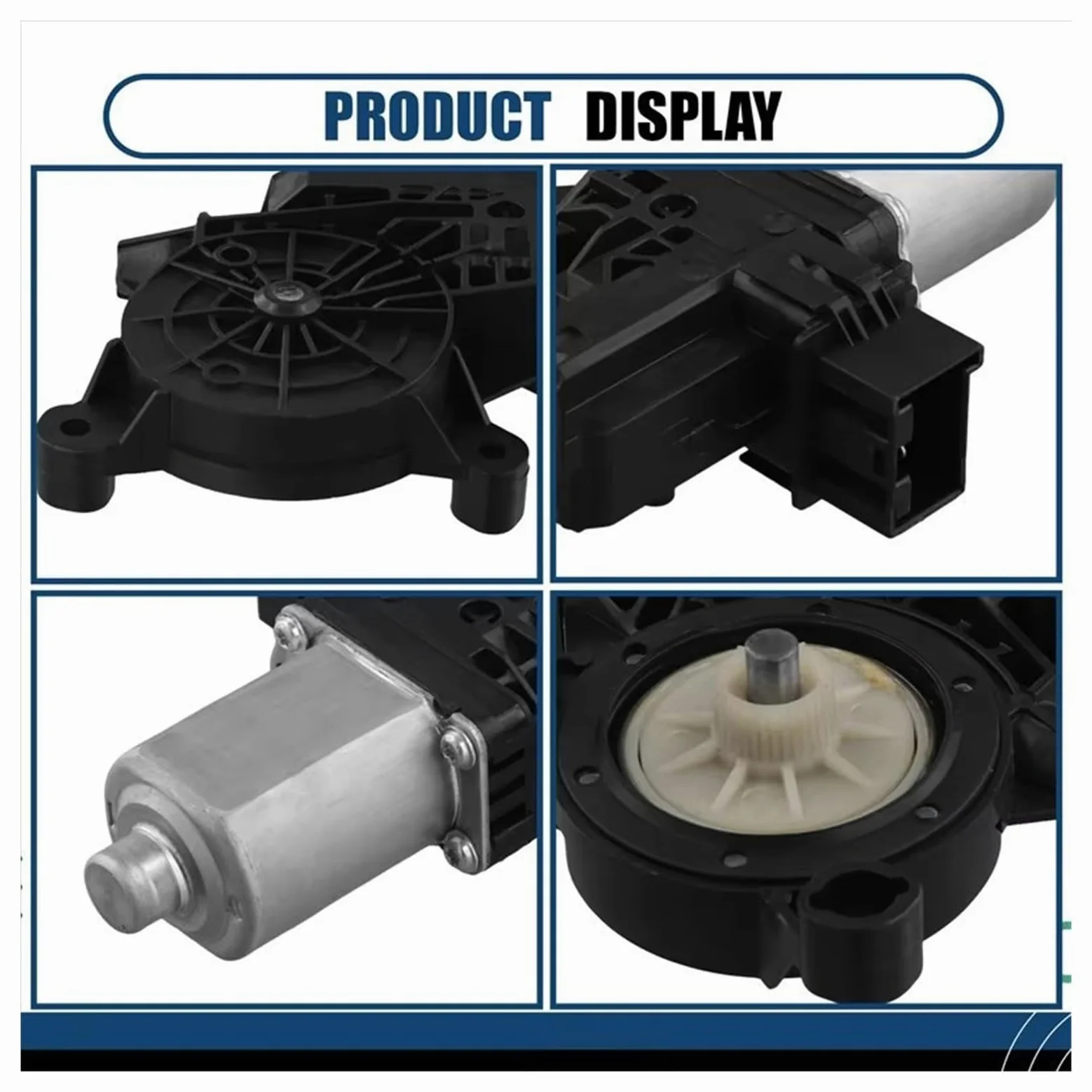 Motor Elevador de Cristal para Polo 2011-2018 6R0959801 6R0959802 6R0959803 6R0959804 Motor Elevador de Ventana de Coche Motor limpiaparabrisas de Repuesto
