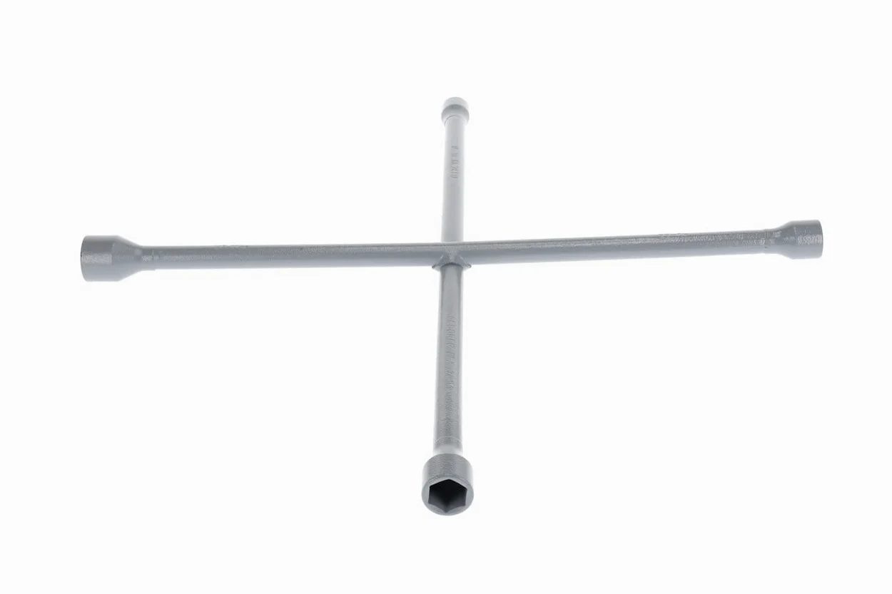 GEDORE Llave tipo cruz, Para camión/autobús/tractor, Anchos de llave 19 x 24 x 22 x 27 mm, Llave en cruz para ruedas, Cambio de neumáticos, Herramienta, 28 CU