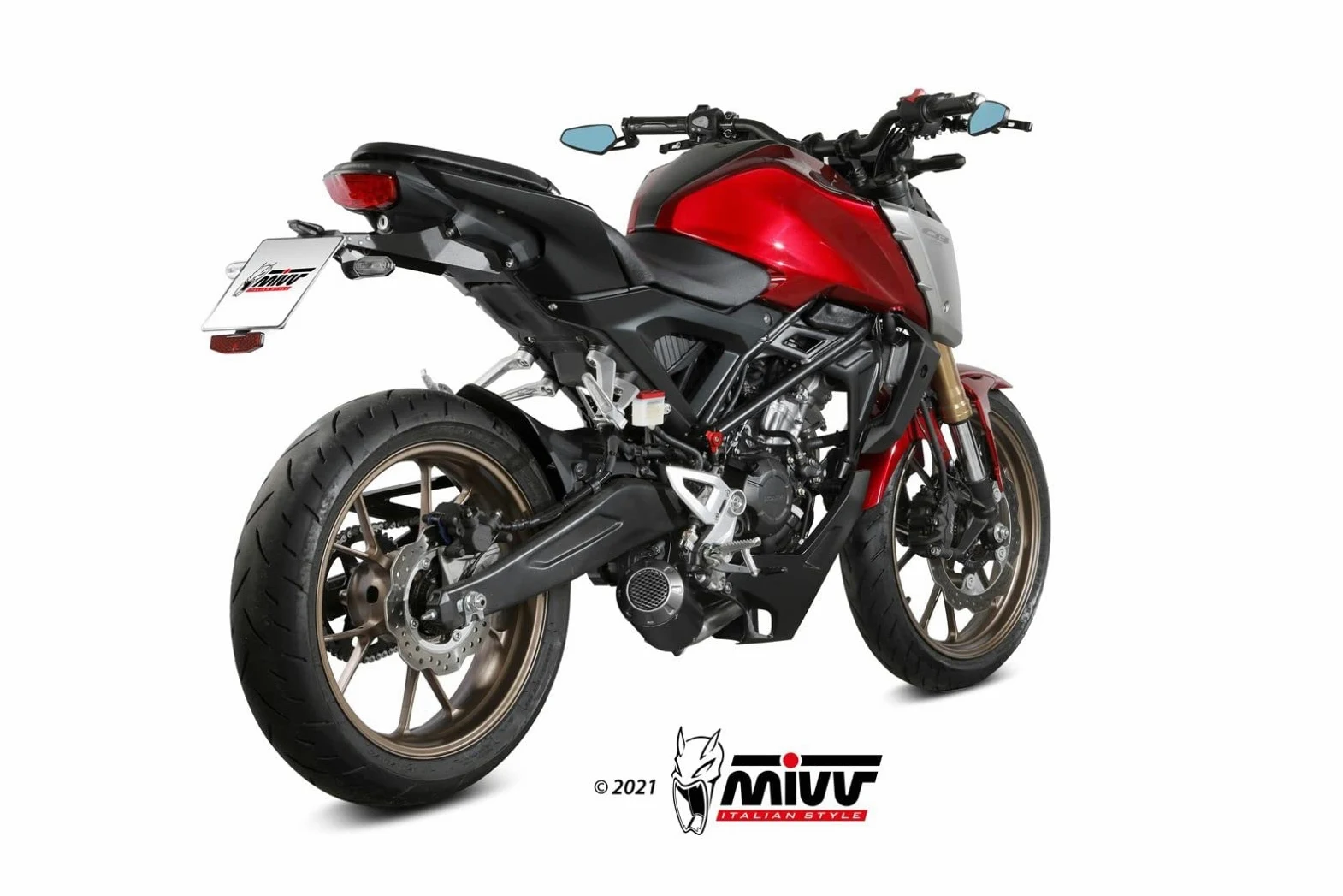 Mivv Mk3 Honda Cb 125 R 2021-24 H.078.sm3b Not Homologated Full Line System Not Homologated