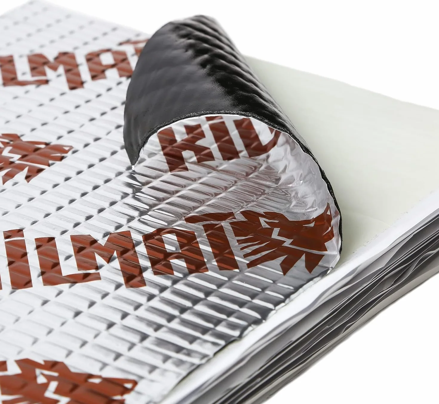 KILMAT 2 mm 1,7 m² Placas insonorizantes para automóviles, Aislamiento acústico de Caucho butilo para Coches, Aislamiento y amortiguamiento de Ruidos