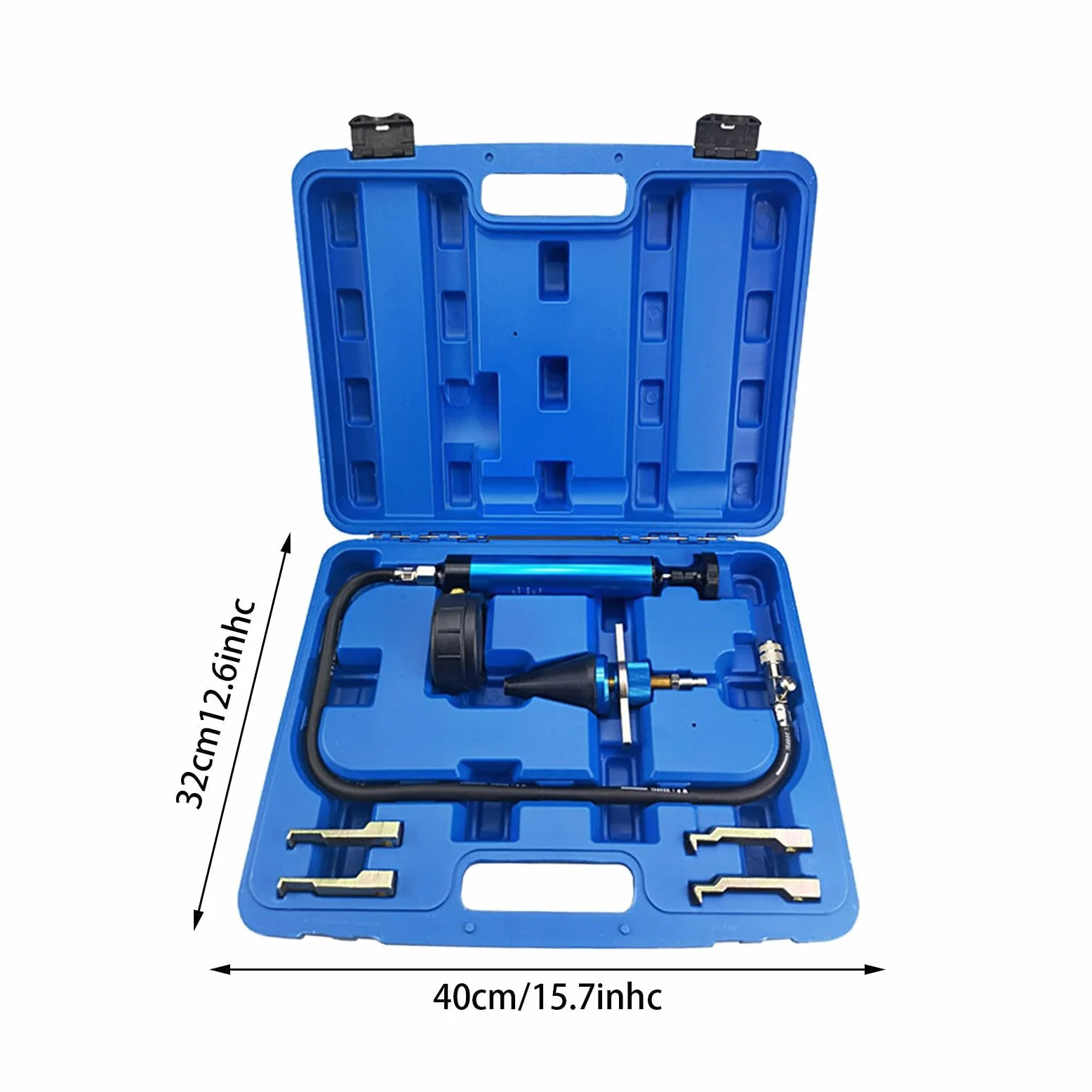 Kit de Herramientas de Prueba de Fugas de presión de radiador con Garra de Cabeza cónica para automóviles y Camiones Que garantizan un Ajuste