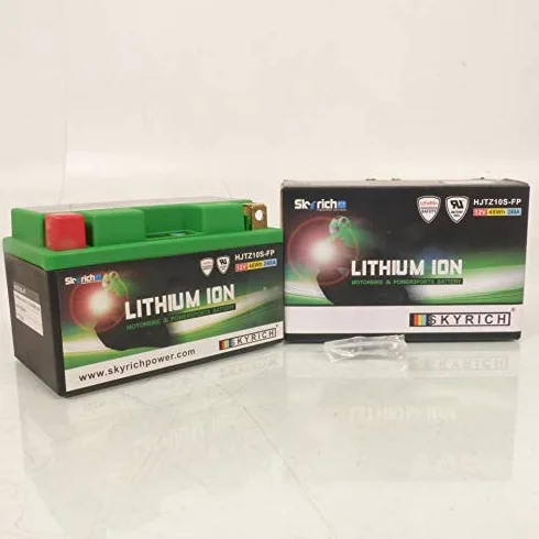 Batería de litio Skyrich para moto KTM 690 Enduro R 2009 a 2017 YTZ10S HJTZ10S-FP / 12 V 8,6 Ah