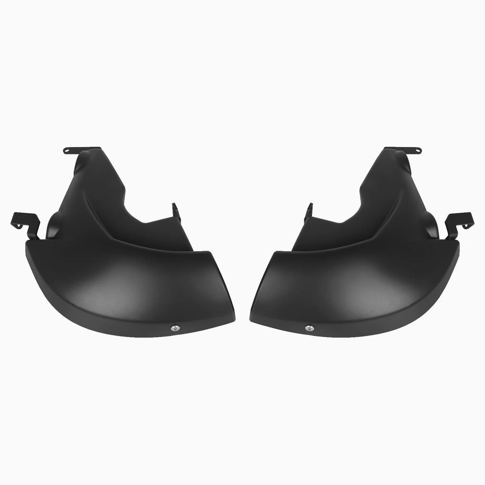 Compatible con kit conductos refrigeración pinza freno delantero | Enfoque el flujo de aire en las piezas del freno for reducir el calor durante el frenado continuo.(Black)