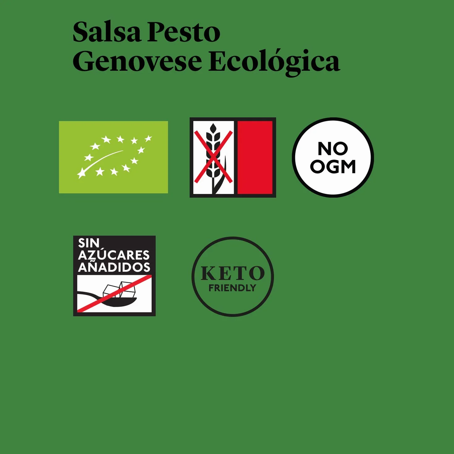 Delicious & Sons Salsa Pesto Genovese Italiana Ecológica 190g
