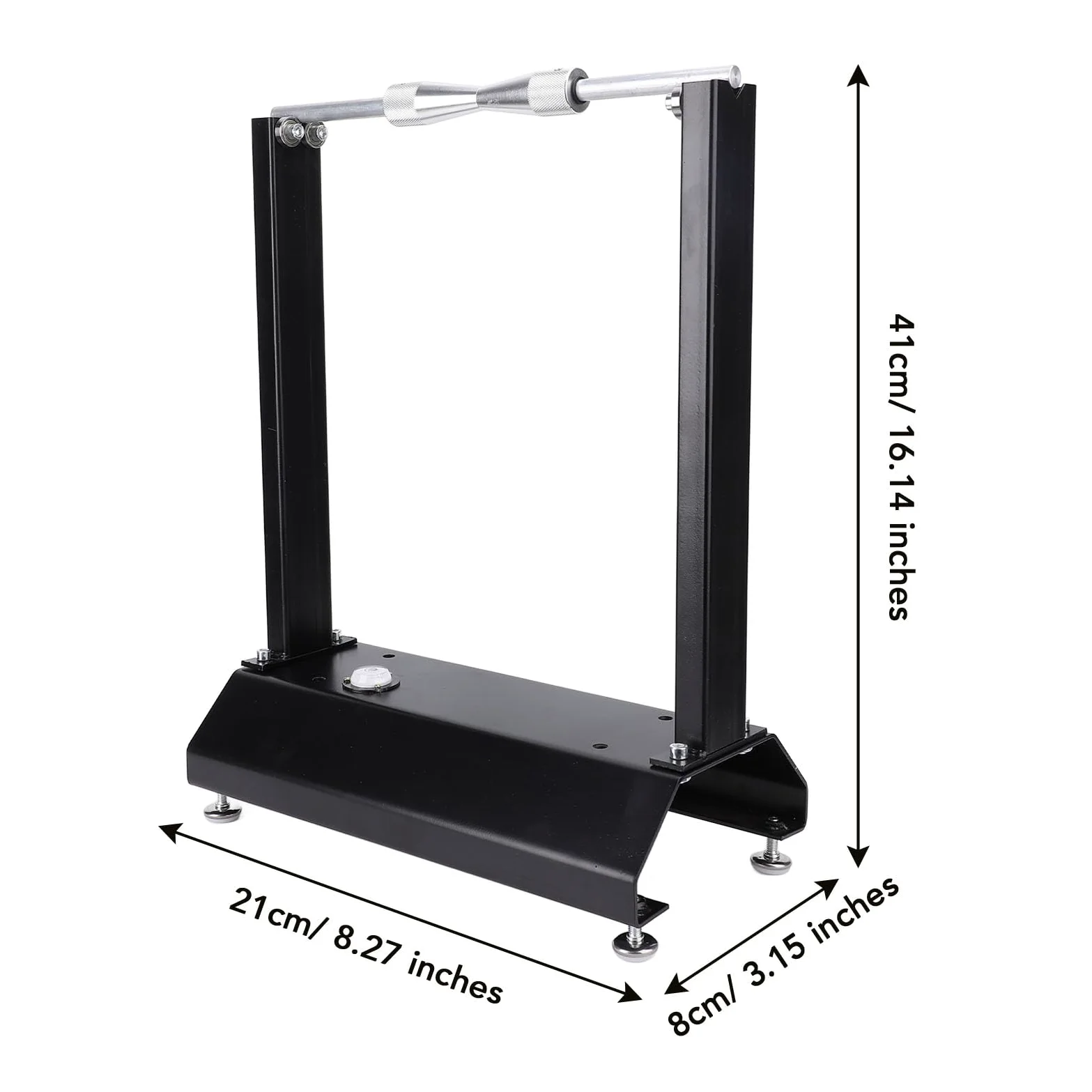 Jiawu Equilibrador de Ruedas de Motocicleta, Conos de Centrado Ajustables, Equilibrador de Neumáticos de 13 de 8 Mm a 28 Mm, Soporte de Equilibrio de Ruedas con Diseño Desmontable Portátil para