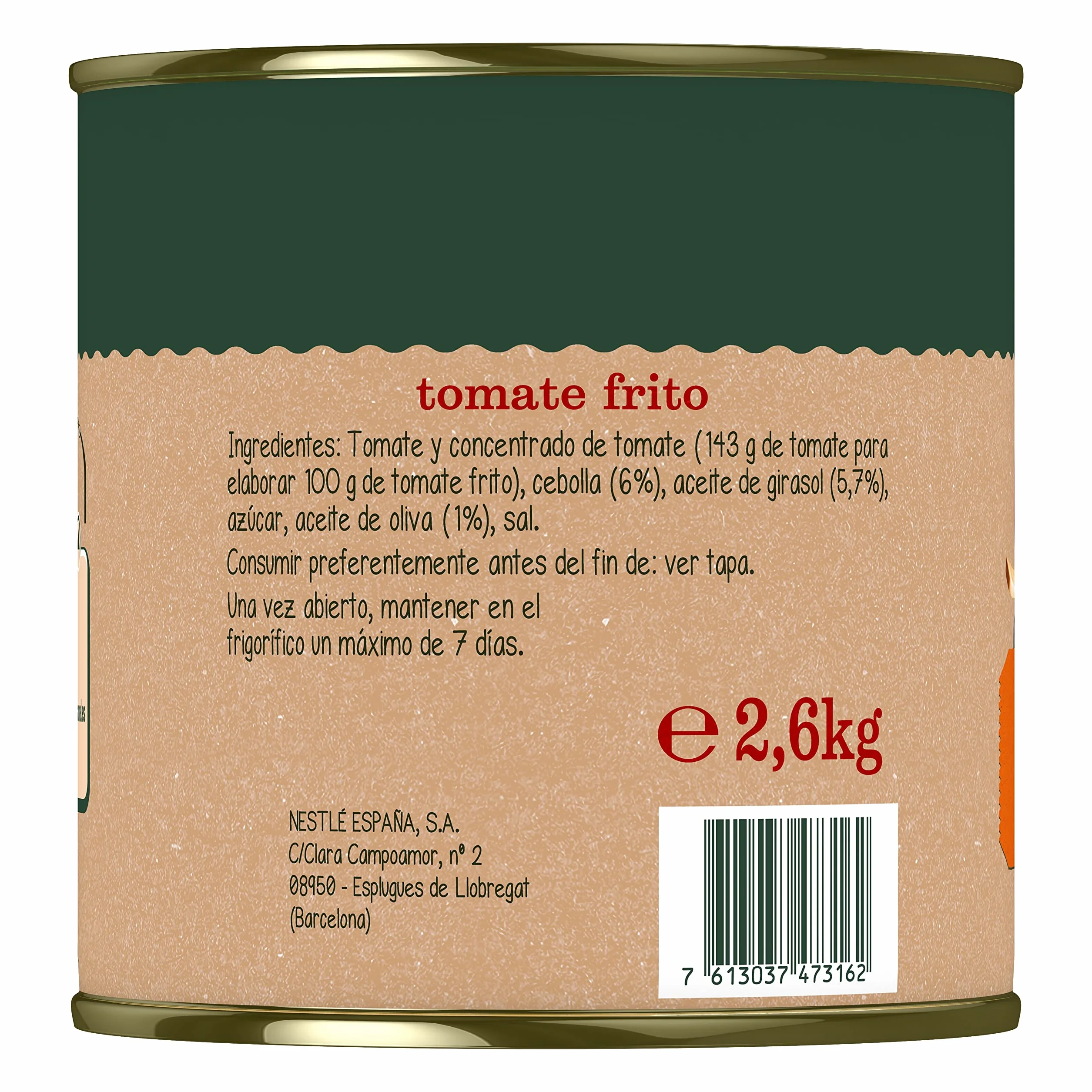 Solis Tomate Frito Estilo Casero 2.6 kg