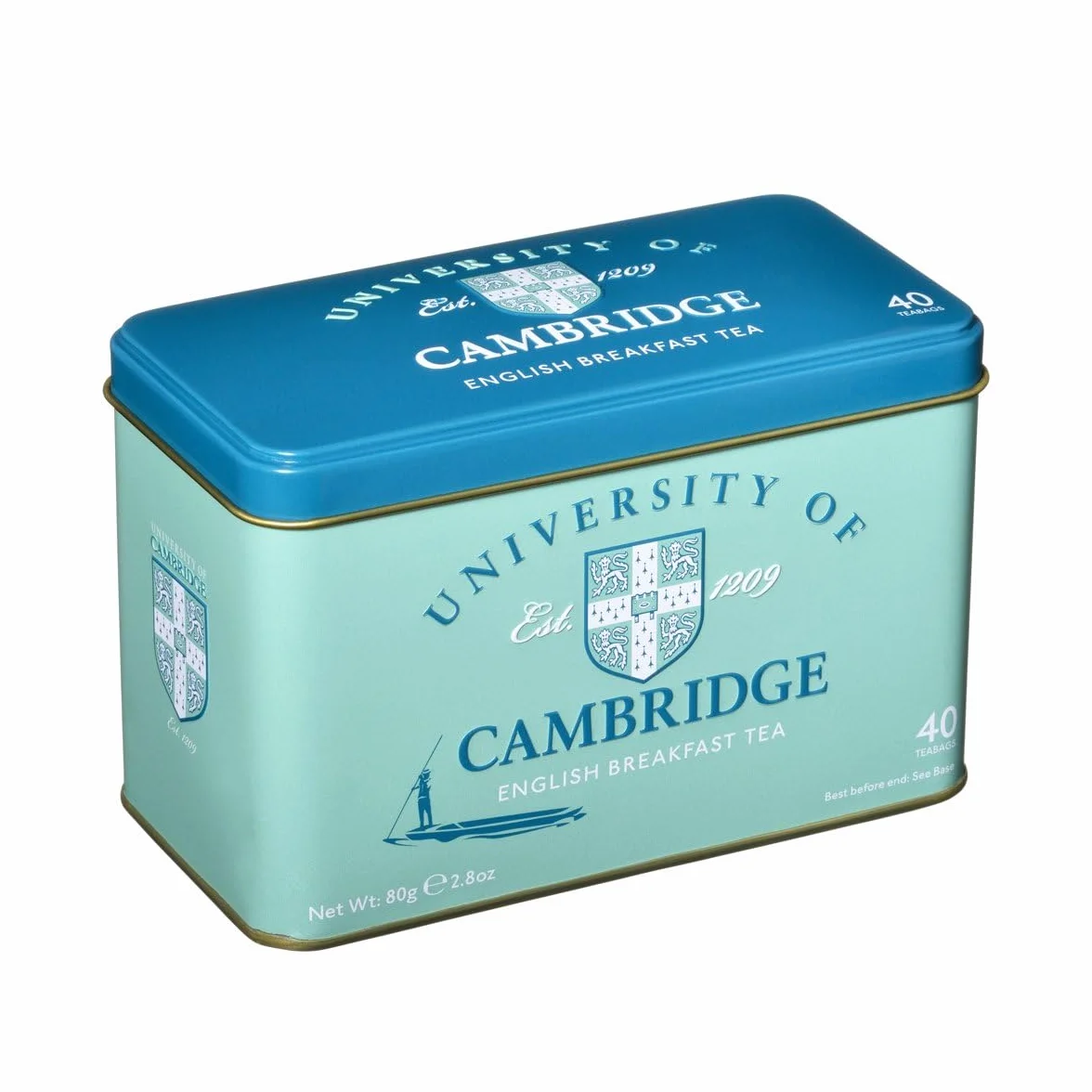 English Breakfast Tea University of Cambridge 40 Bags Box
