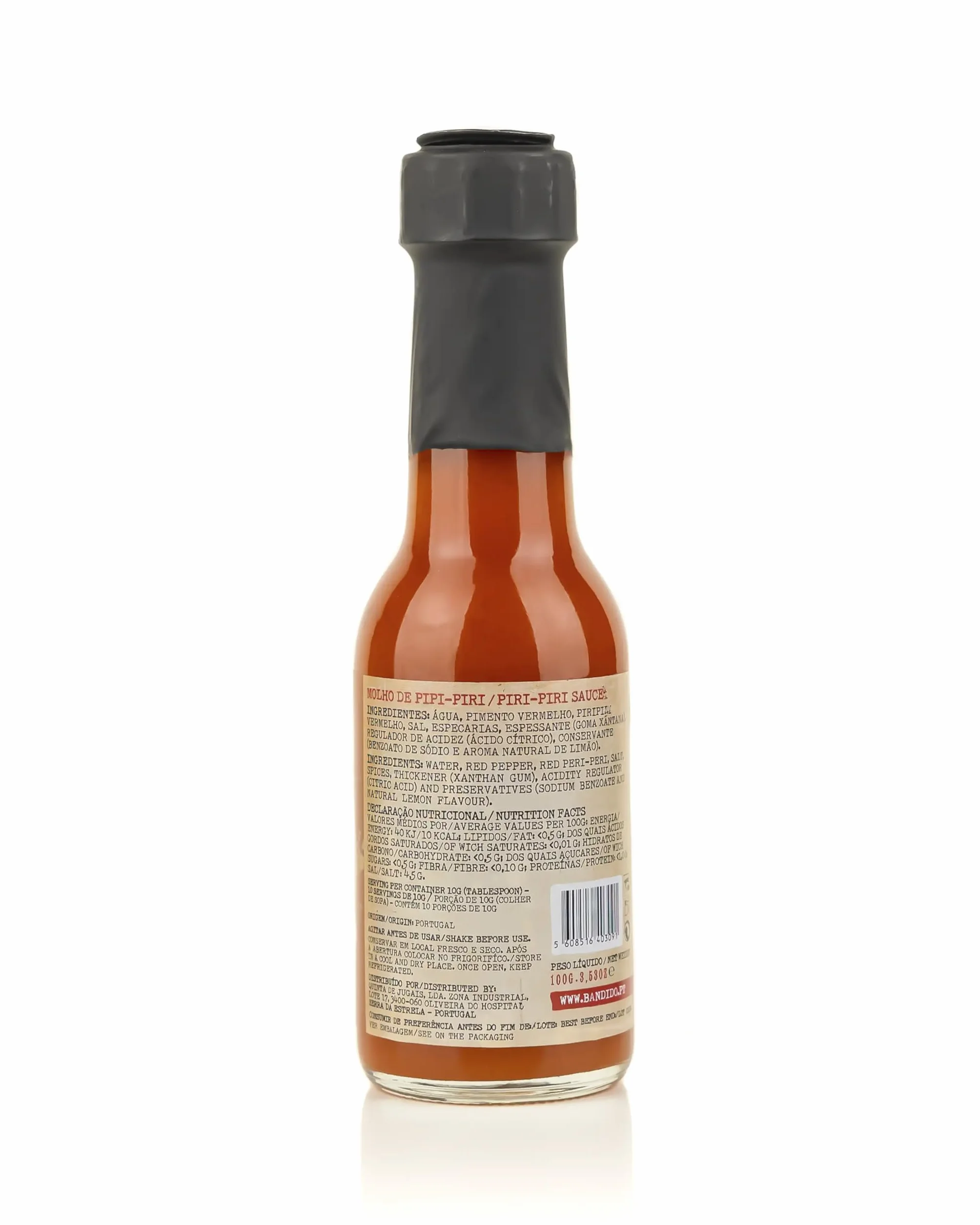 Salsa Picante Piri Piri Bandido Frasco 100 ml Gourmet Portuguesa