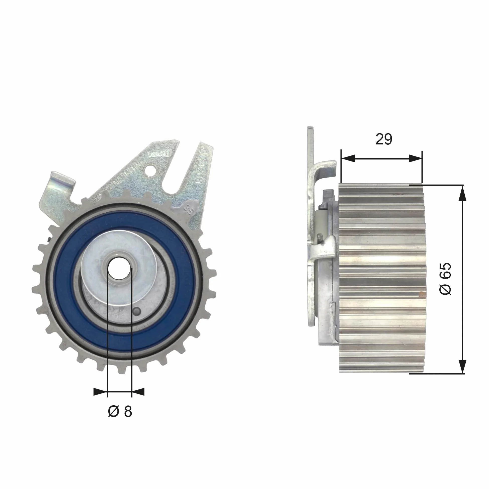 GATES KP65429XS Bomba de agua + kit de correa de distribución Número de dientes: 168 24 mm con bomba de agua Compatible con ALFA ROMEO 147 937 156 932 SPIDER 916S 156 Sportwagon 932 166 936
