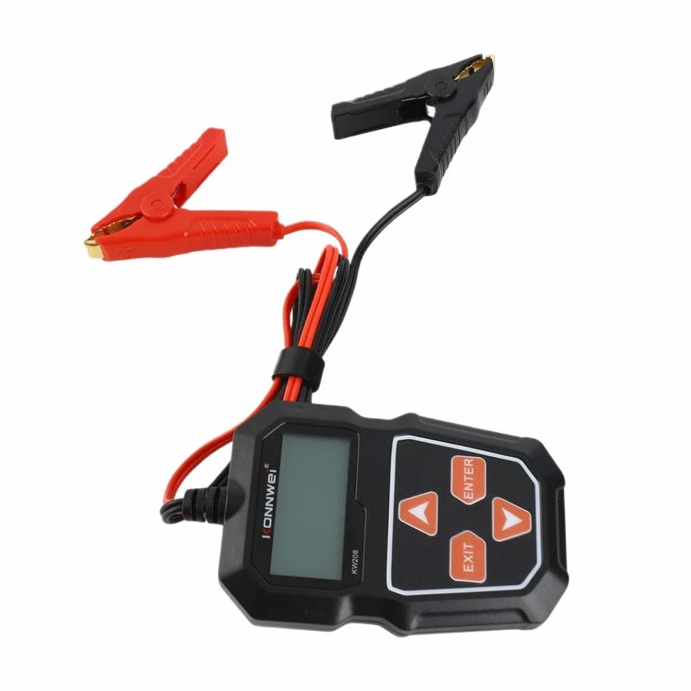 Probador de carga de coche de 12V, Analizador de alternador automotriz profesional, prueba de voltaje de forma de onda Compatible con coche, barco y motocicleta