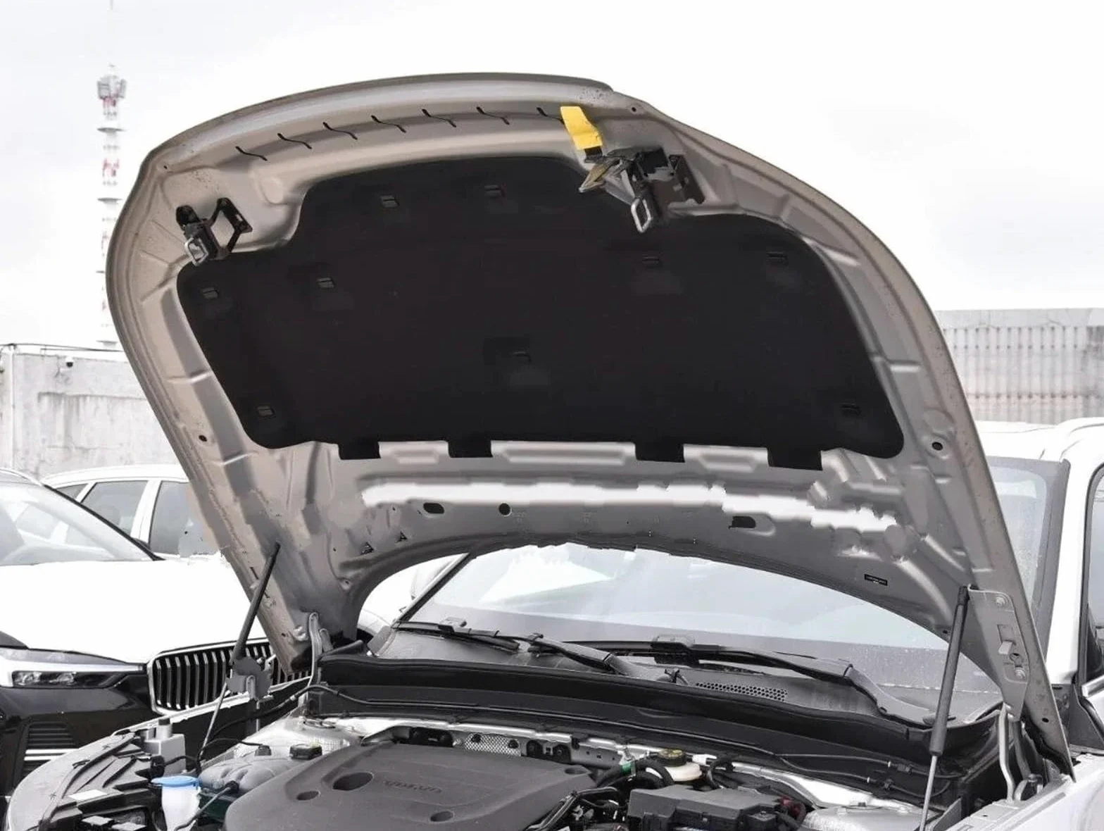 Para Volvo XC40 2020-2025 Aislamiento Térmico De Algodón Aislamiento Acústico Almohadilla Aislamiento Térmico Algodón Modificada Espuma Aislante Capó