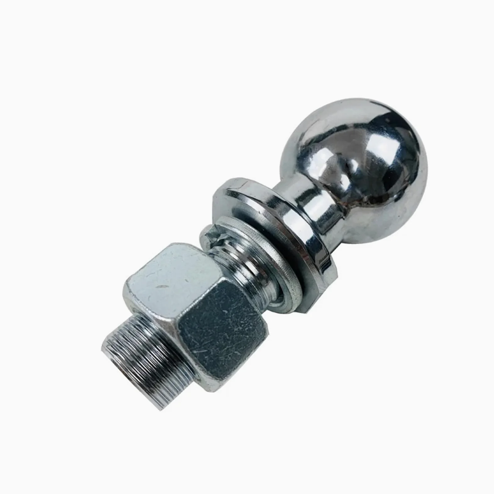 Genérico Bola de Remolque de Enganche cromada, diámetro del vástago de 2 "50mm1(M25). Capacidad de Bola de Remolque de Enganche de 5000 Libras, Piezas de Remolque, Acoplamiento de Remolque(2inchX1X1)
