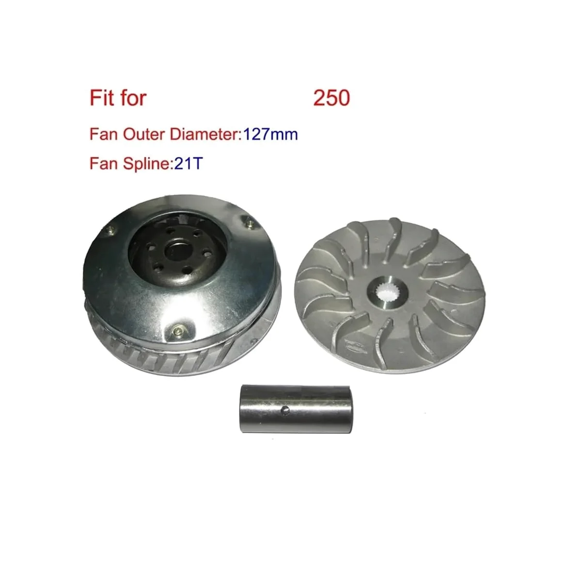 Kit variador de 128 mm y 21 Dientes, 172 mm, for ATV, Buggy y Scooter CH250 CN250 250 250 CC