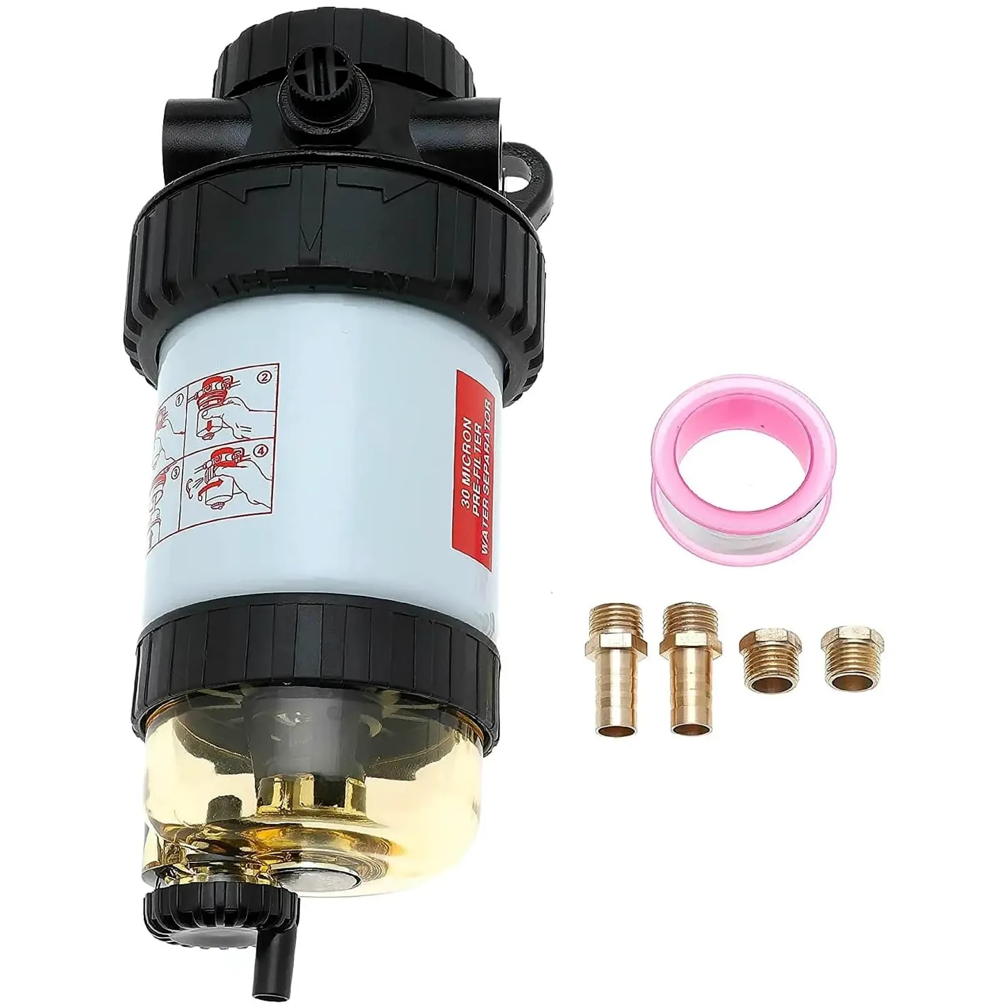 Filtro Diesel para Coche Ajuste para el motor diésel del filtro de la serie FM100 reemplaza conjunto combustible BF7783-D 3780931M1 30 micras Filtro diésel para vehículos