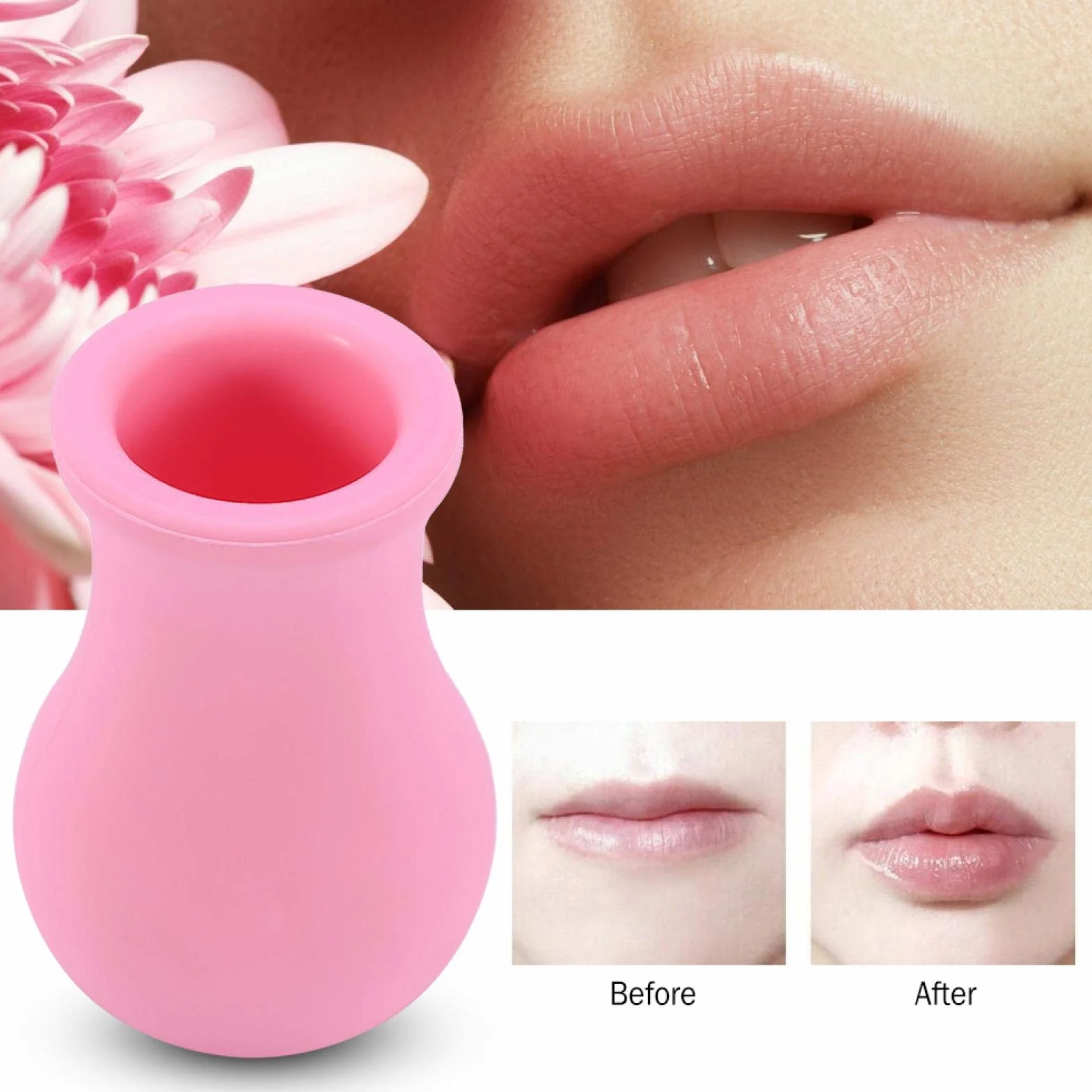 Plumper de labios portátil de silicona ecológico para mujeres