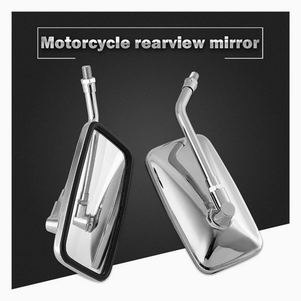 Espejos Retrovisores Universales Para Motocicleta 10mm Para Moto Y Scooter Manillar Espejos