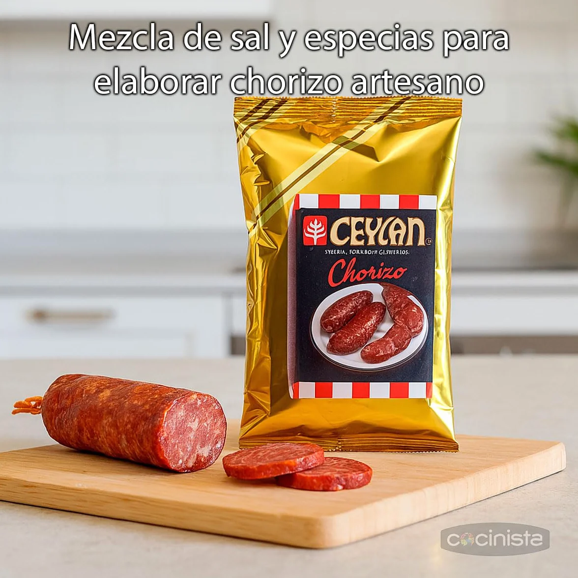 Mezcla para hacer chorizo casero 2 sobres x 5 kg Preparado de sal y especias para embutido tradicional