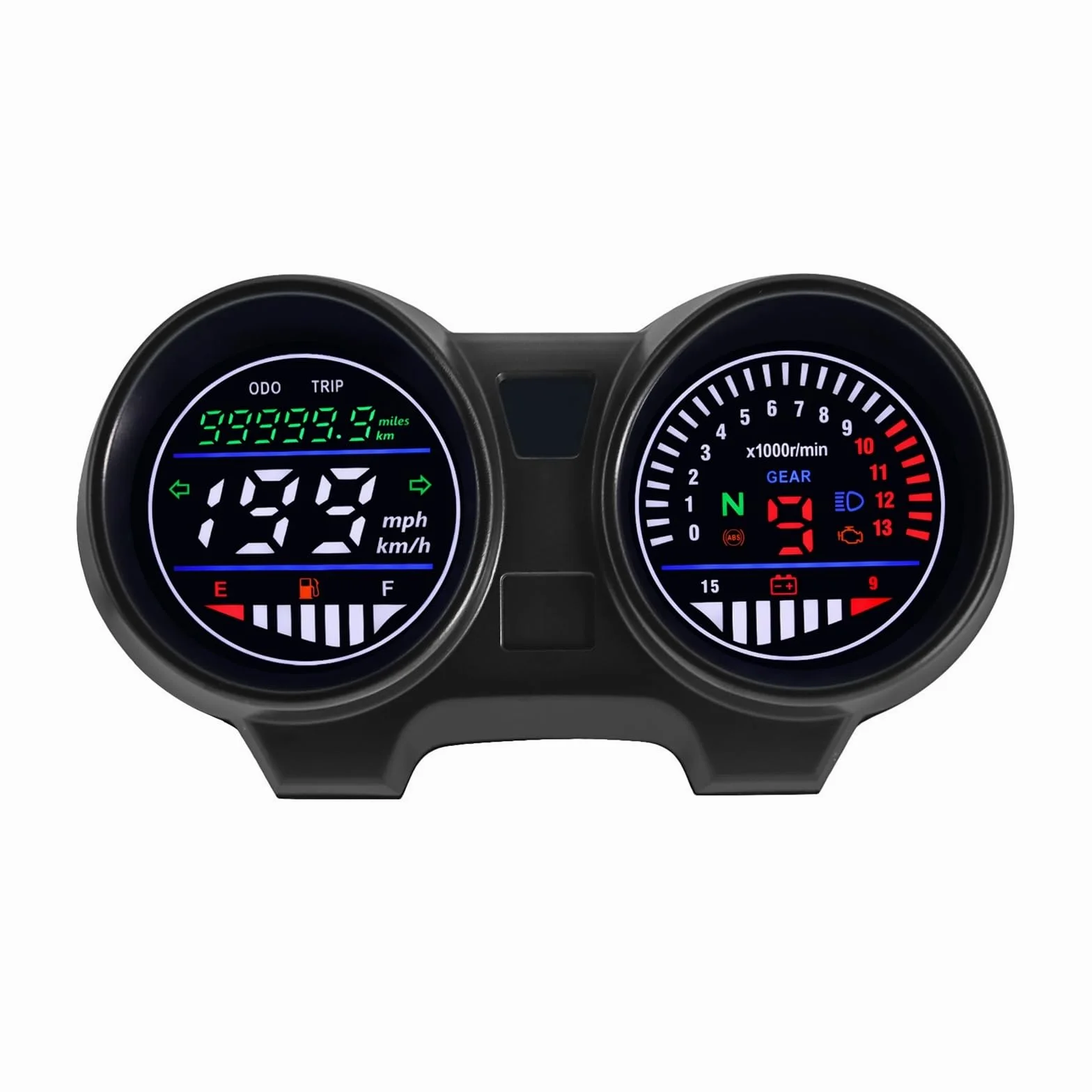 Velocímetro Digital para motocicletas 2024 | Medidor digital de velocidad y RPM para motocicletas 2024 para Brasile para Titan 150 para CG150 Fan150 2010 2012