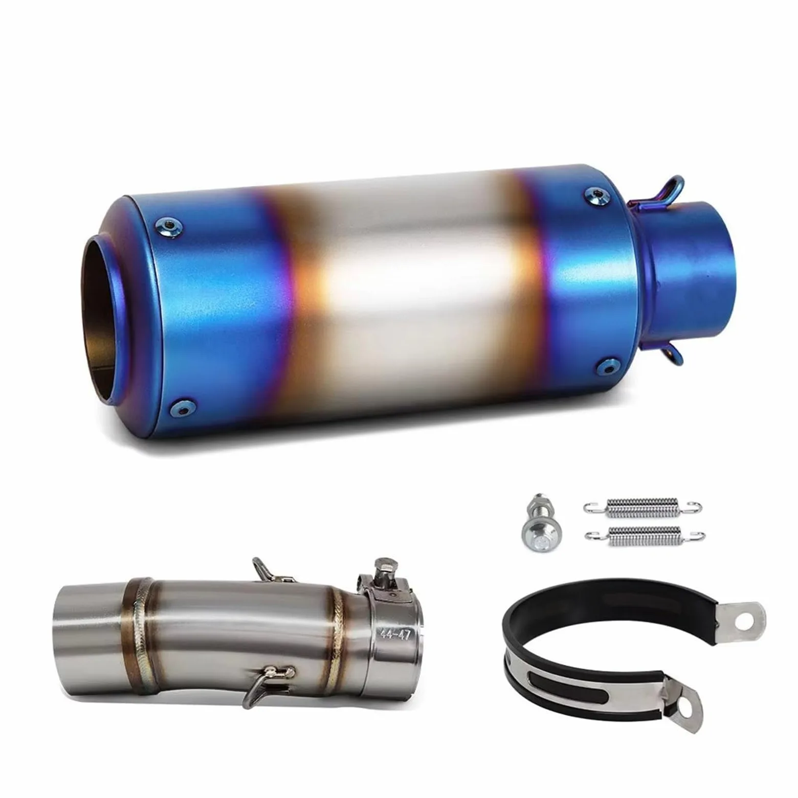 silencioso escape moto Para Kawasaki Para Ninja 400 Para Z400 | Silenciador de tubo medio deslizante para motocicleta Ninja 500 Z500(C)