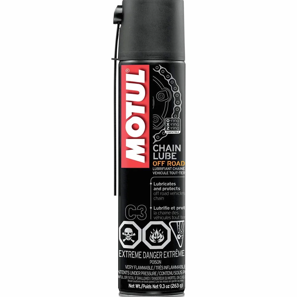 Motul Chain Lube Off Road C3 - Grasa para cadena, 400 ml