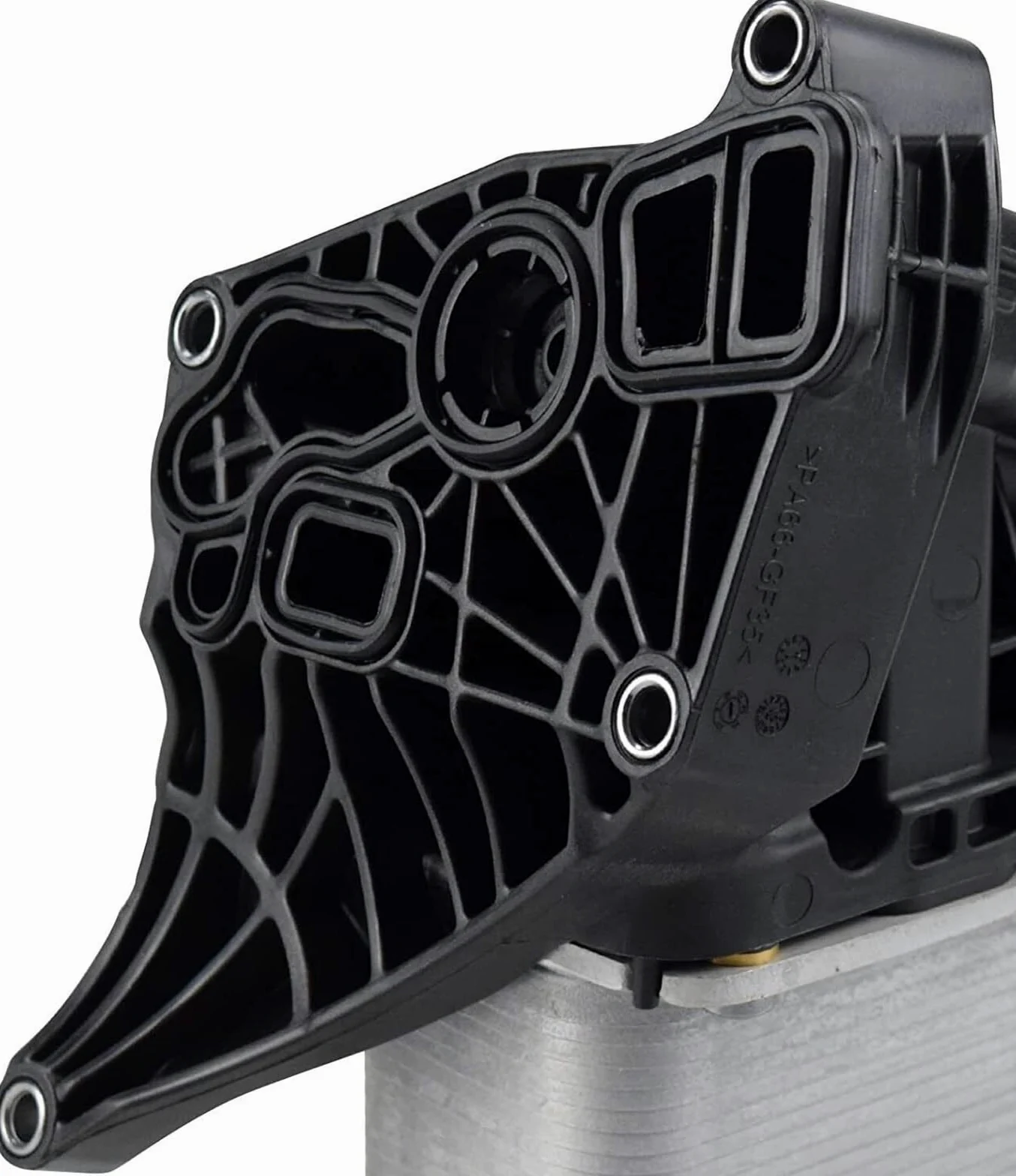 SaDity Filtro de aceite de motor de aluminio 11428596283 11428586673 Compatible con BMW F15 F20 F25 F26 G01 G02, enfriador de aceite de piezas de automóvil con junta