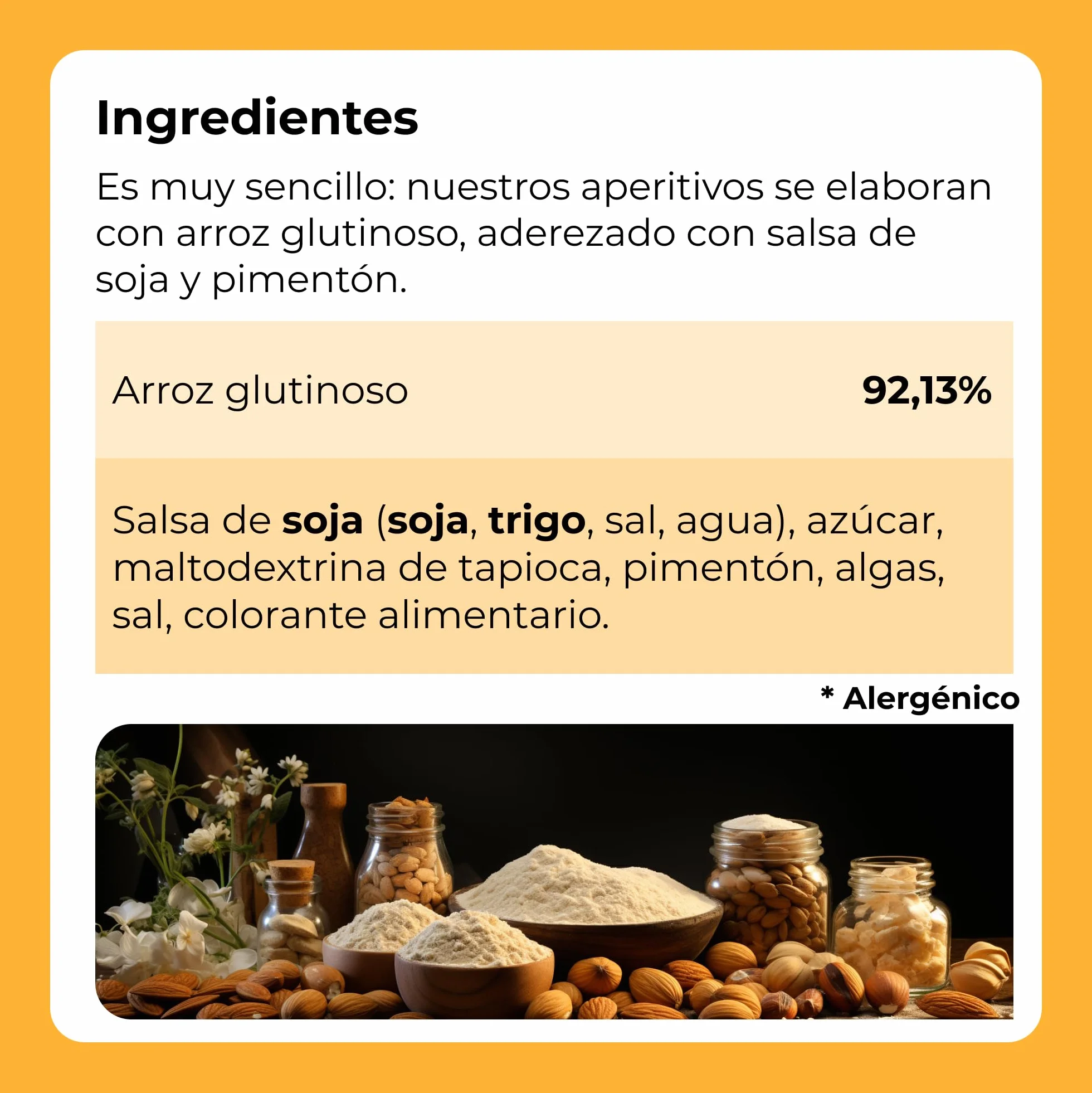 Palitos de Arroz Frito Yamato 1 kg Aperitivo Mix Salados Asiático Arroz Tapioca Chili