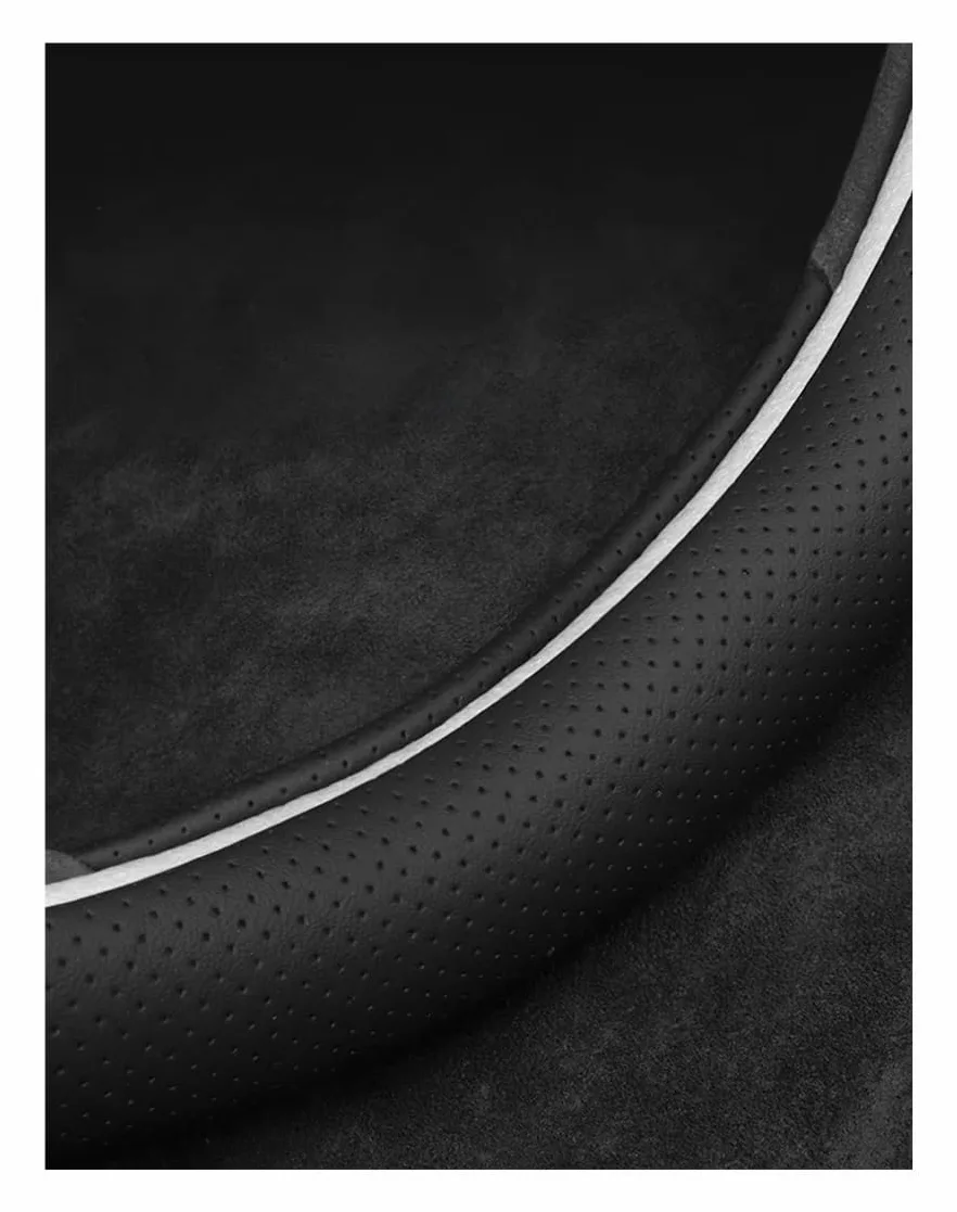 Funda Volante Coche Funda de PU Antideslizante para Volante Coche para Santa para Sonata para Tucson para Kona I30 IX25 IX35