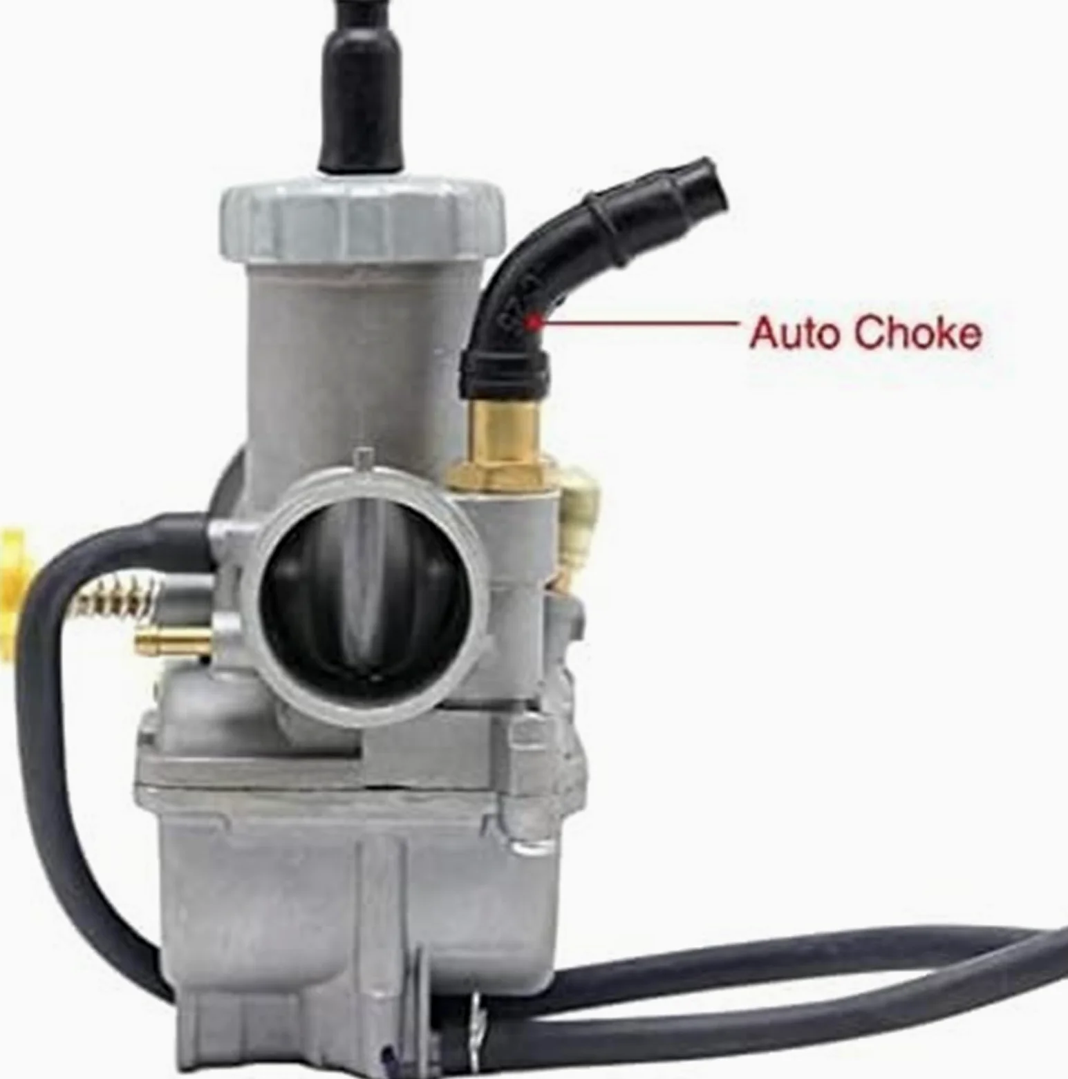 Carburador de cortacésped para carburador para Keihin, Control de para Motocicletas Carreras, Scooters y ATV(Pe28 Manual)