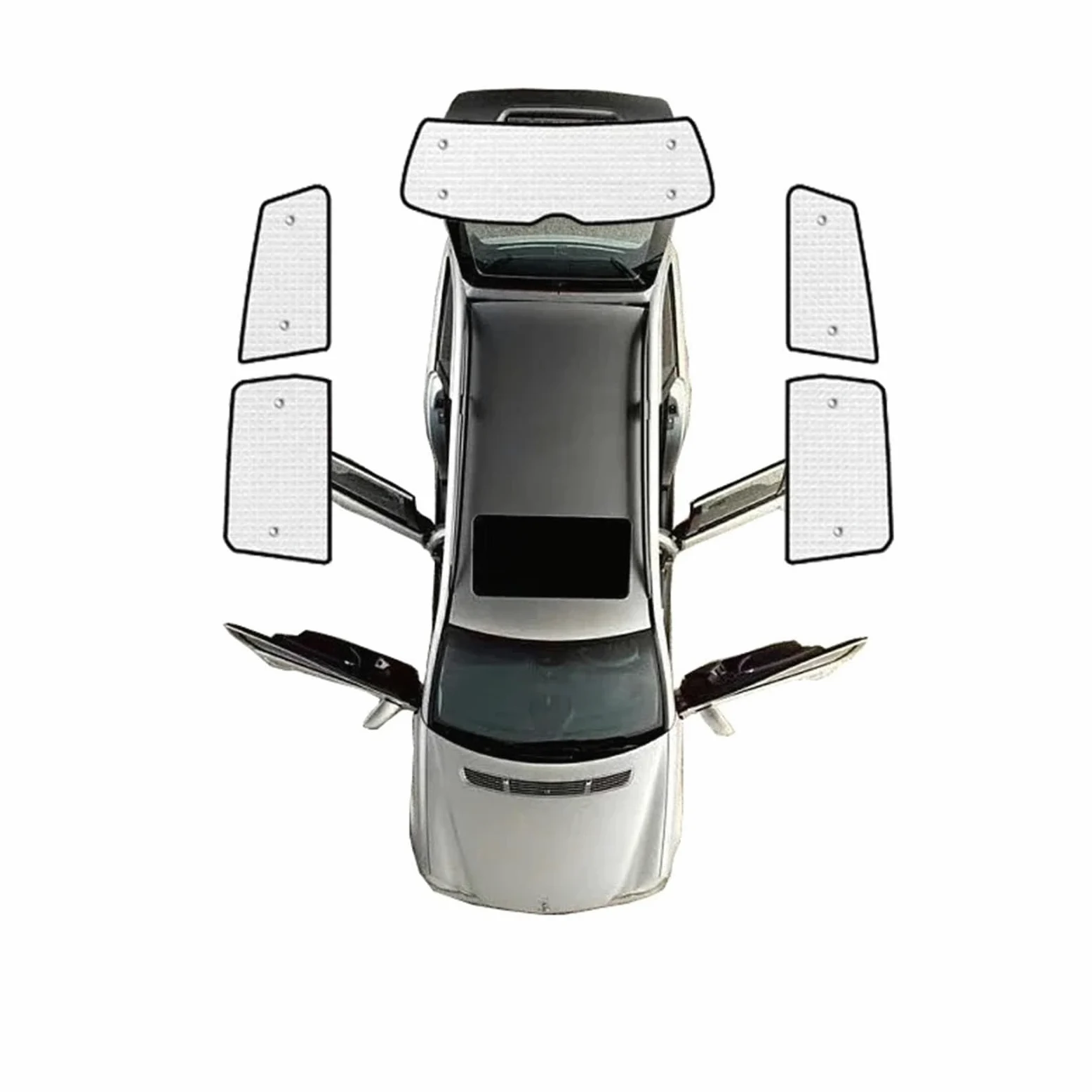 Parasol Parabrisas Coche Para Hyundai Para H-1 Para Cargo Para Imax Para Grand Para Starex Para TQ 2007-2023 Cubiertas Parasoles Parabrisas Trasero Alfombrilla Accesorios Coche Sol Sombra(Rear sunshad