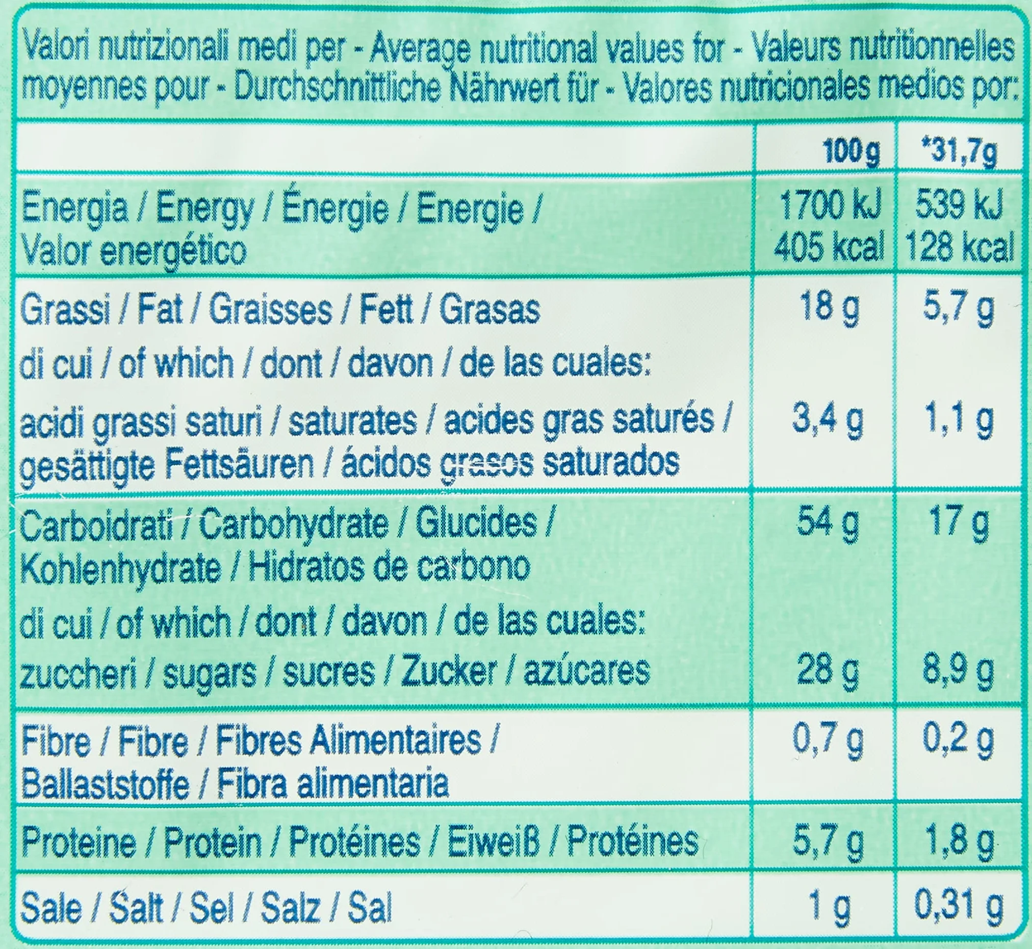 Riso Scotti PlumCake con Riso Senza Lattosio 190 g sin aceite de palma sin proteínas de leche