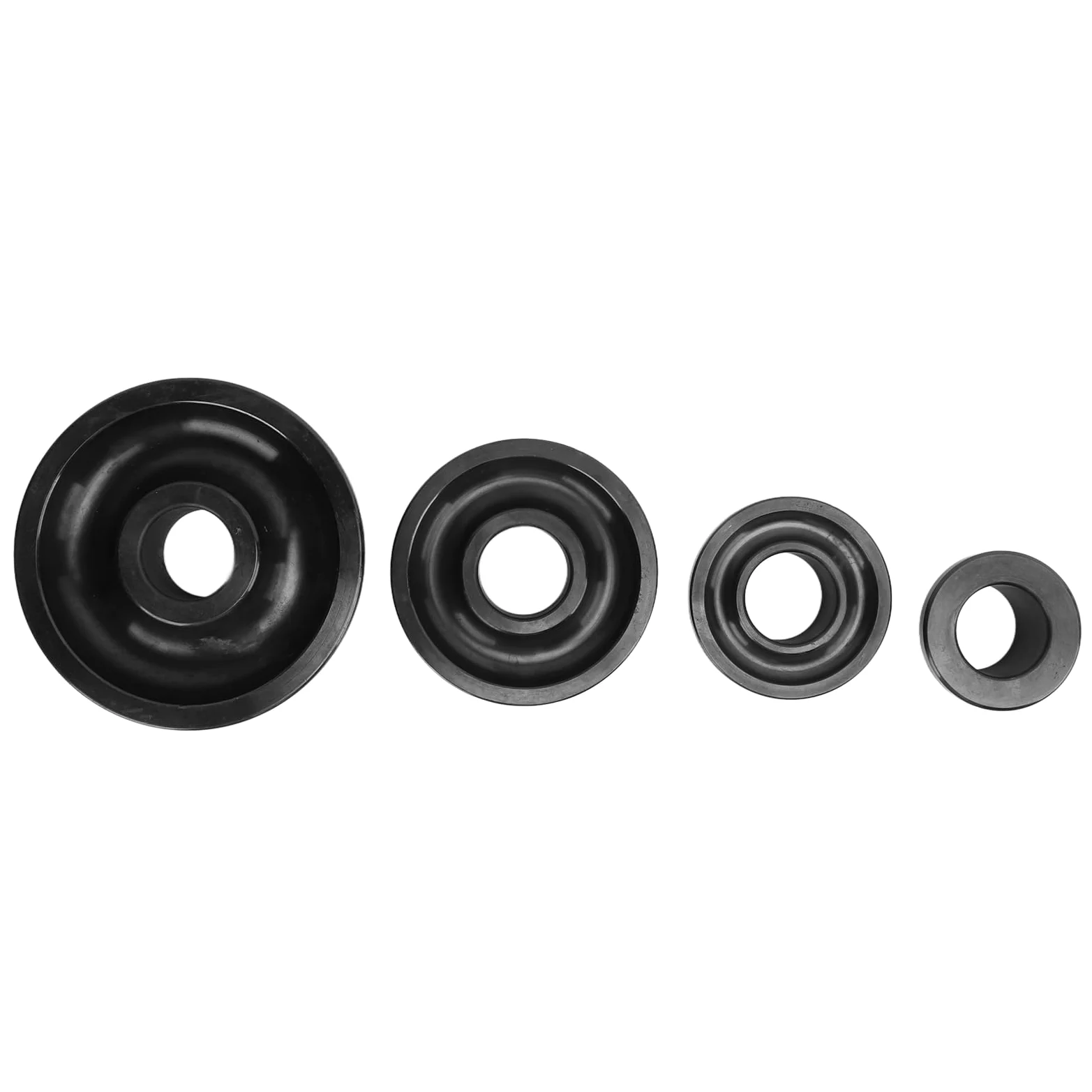 Juego de Adaptadores Cónicos para Equilibrador de Ruedas Duradero, 4 Uds., para Coche, Camión, SUV, Eje de 36mm, Acero Al Carbono de Calidad