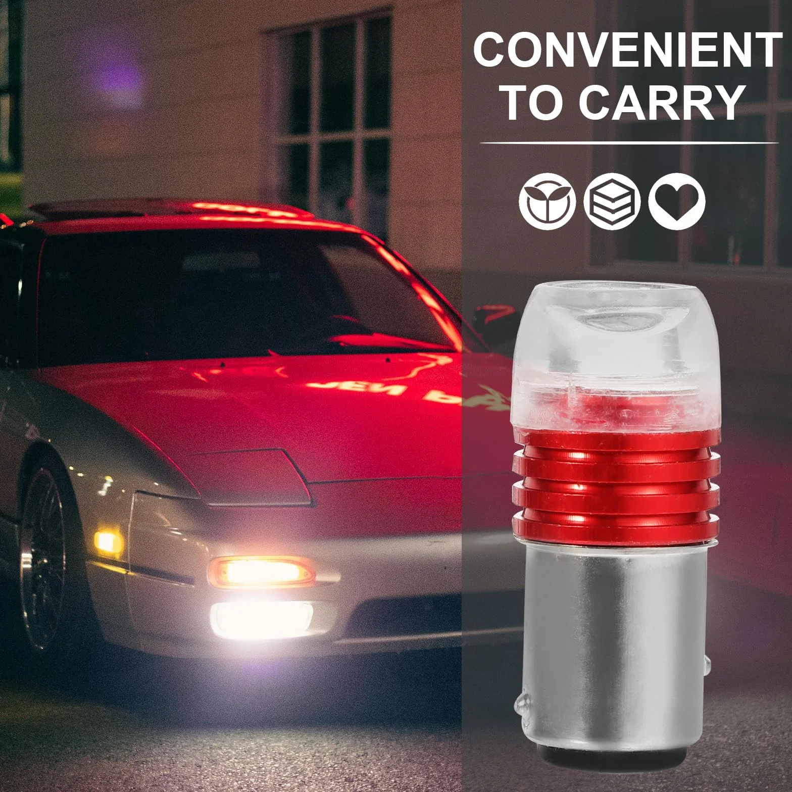6 Piezas De Lámparas Motocicleta Bombillas LED Motocicleta Bombillas Luz Trasera Luz Trasera De Luz De 12V LED De La