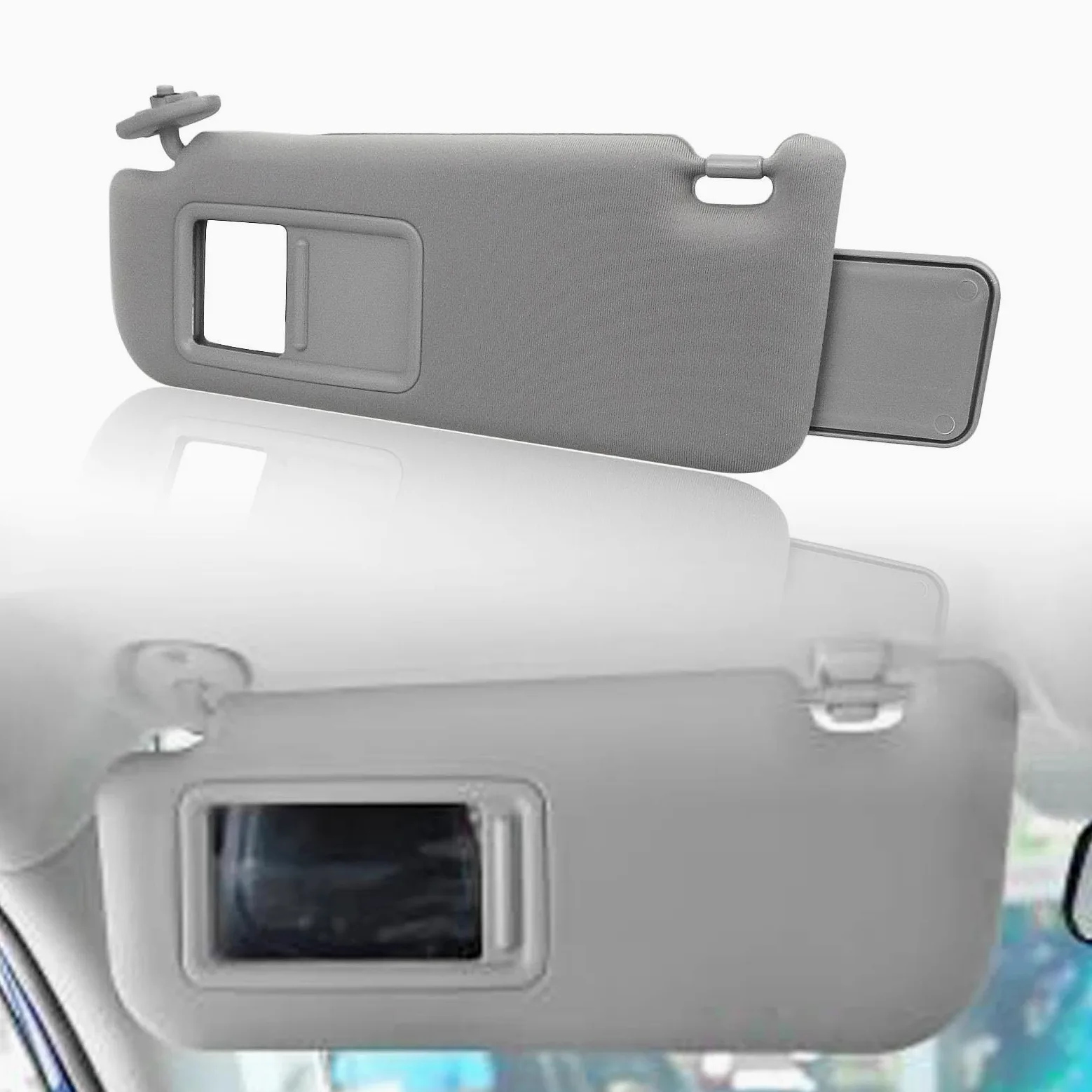 ESPYN Parasoles Coche Parasol Gris para Ventana Delantera Coche Parasol Sin Luz para Toyota para Camry 2012-2017 74320-06611-B2 Sombrilla De Coche
