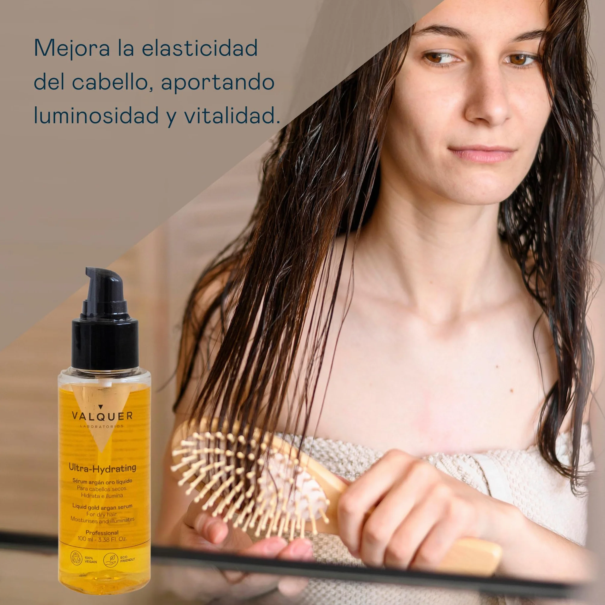 VALQUER Sérum Capilar Aceite de Argán y Zanahoria 100 ml Vegano