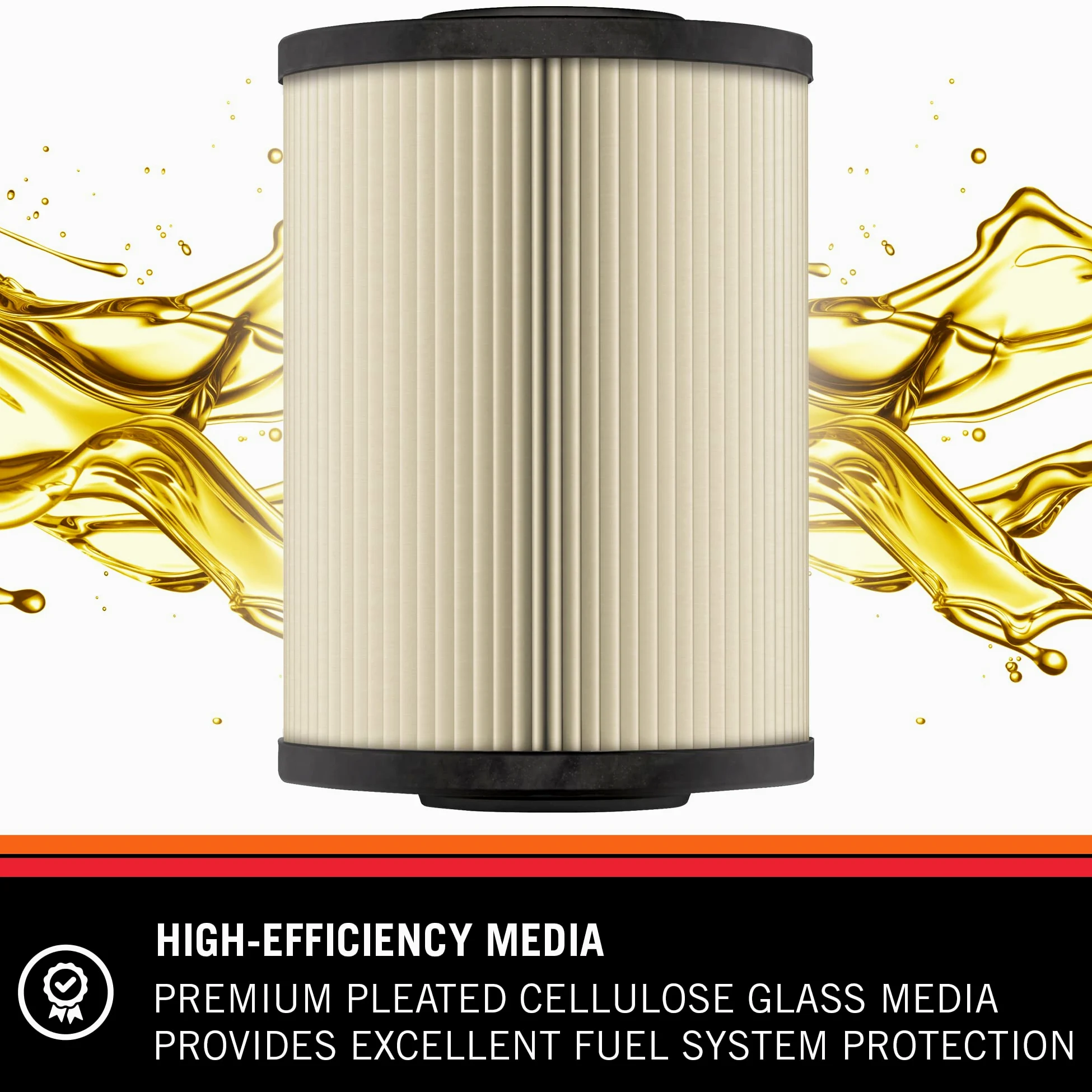 K&N Diesel Fuel Filter: Performance Fuel Filter, Premium Engine Protection, Compatible with 2013-2018 Dodge Ram Truck 6.7L Cummins Diesel Engines, PF-4800
