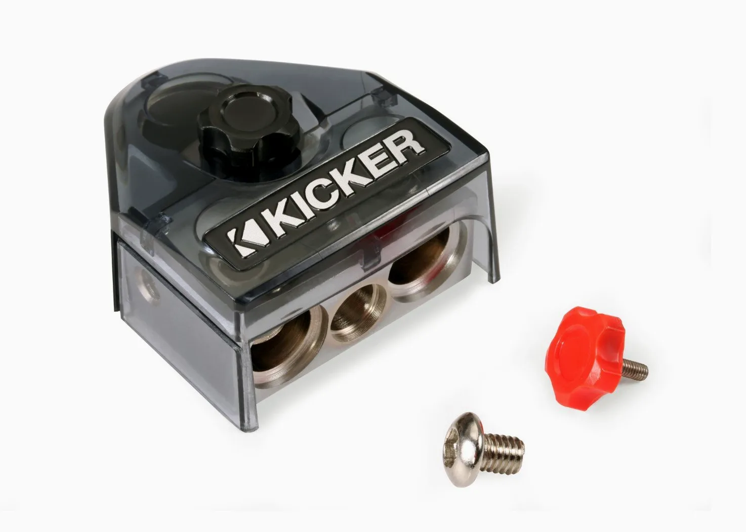 Kicker BT4 - Terminal de batería de competición Positiva/Negativa con Calibre 1/0-8 y Salida de Calibre 4-8