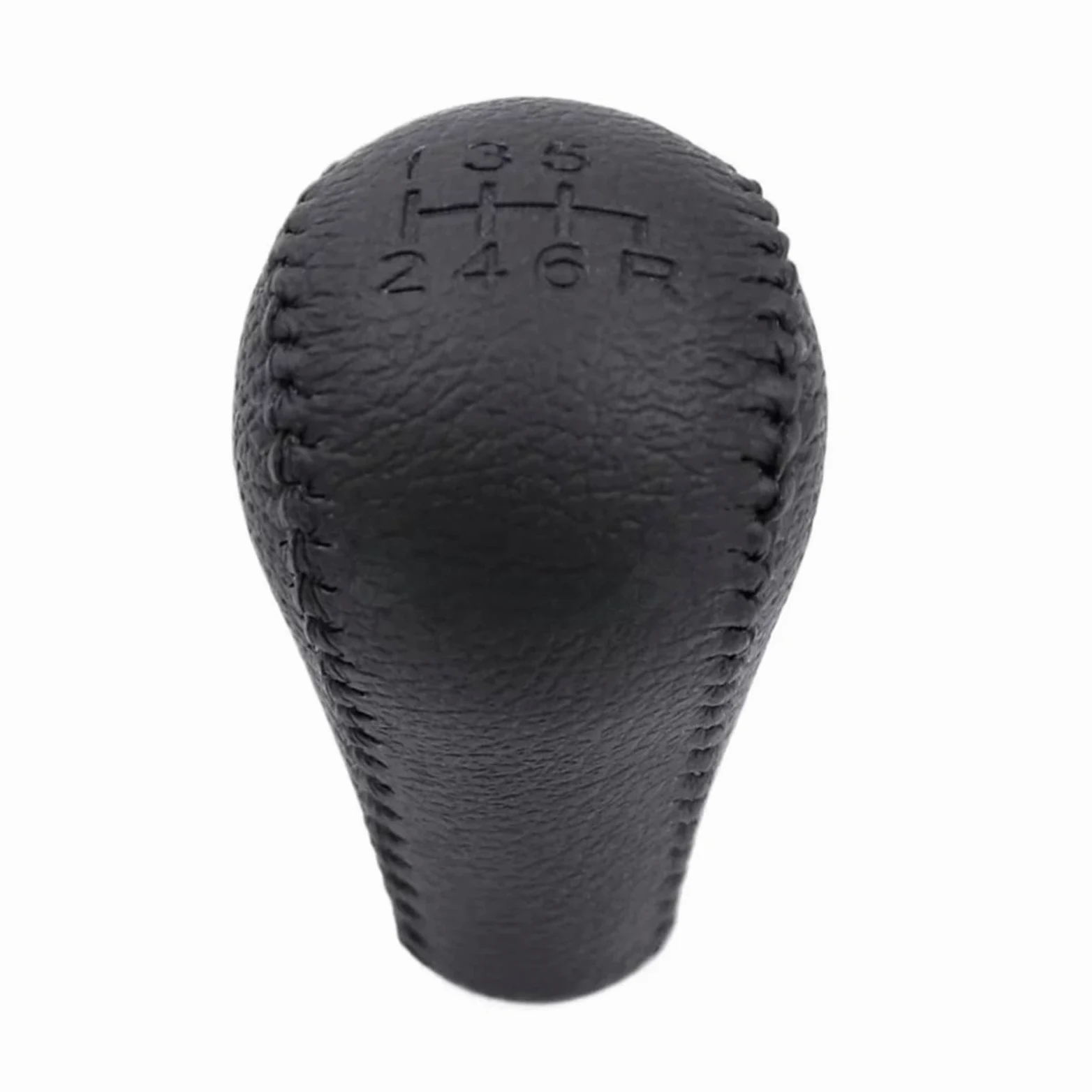 Pomo Para Palanca De Cambios Para Nissan Para Navara D40 Ajuste Directo | ABS/Cuero,Negro,Empuñadura Ergonómica,Sensación Cómoda,Cambio Suave